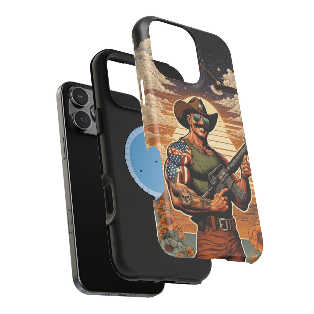 Uncle Dave AR-15 - Magnetic Impact‑Resistant Phone Case  iPhone 13-17 / Samsung S26  MagSafe Compatible
