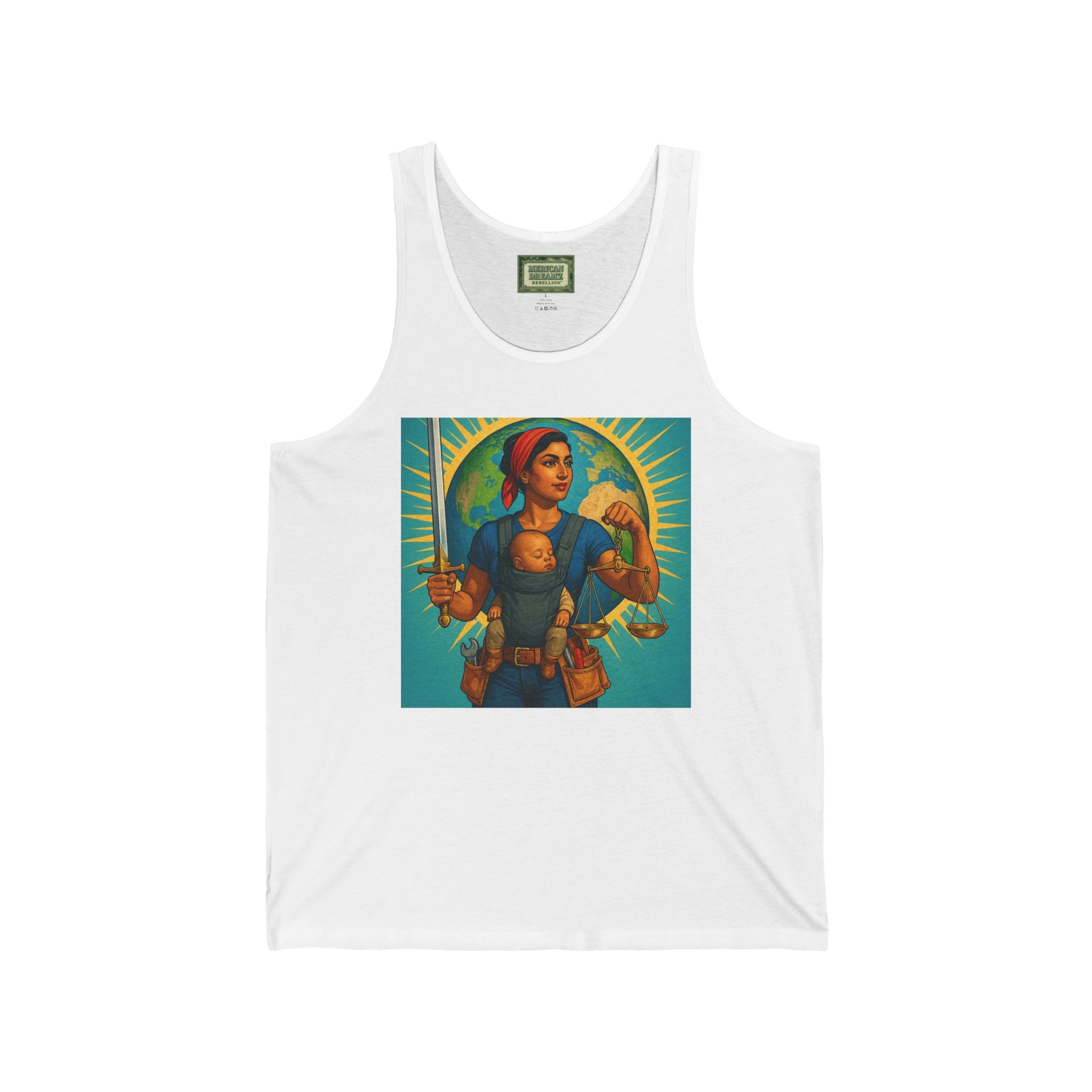 Super Momz Tank Top – Motherhood Superhero Graphic Tank -11