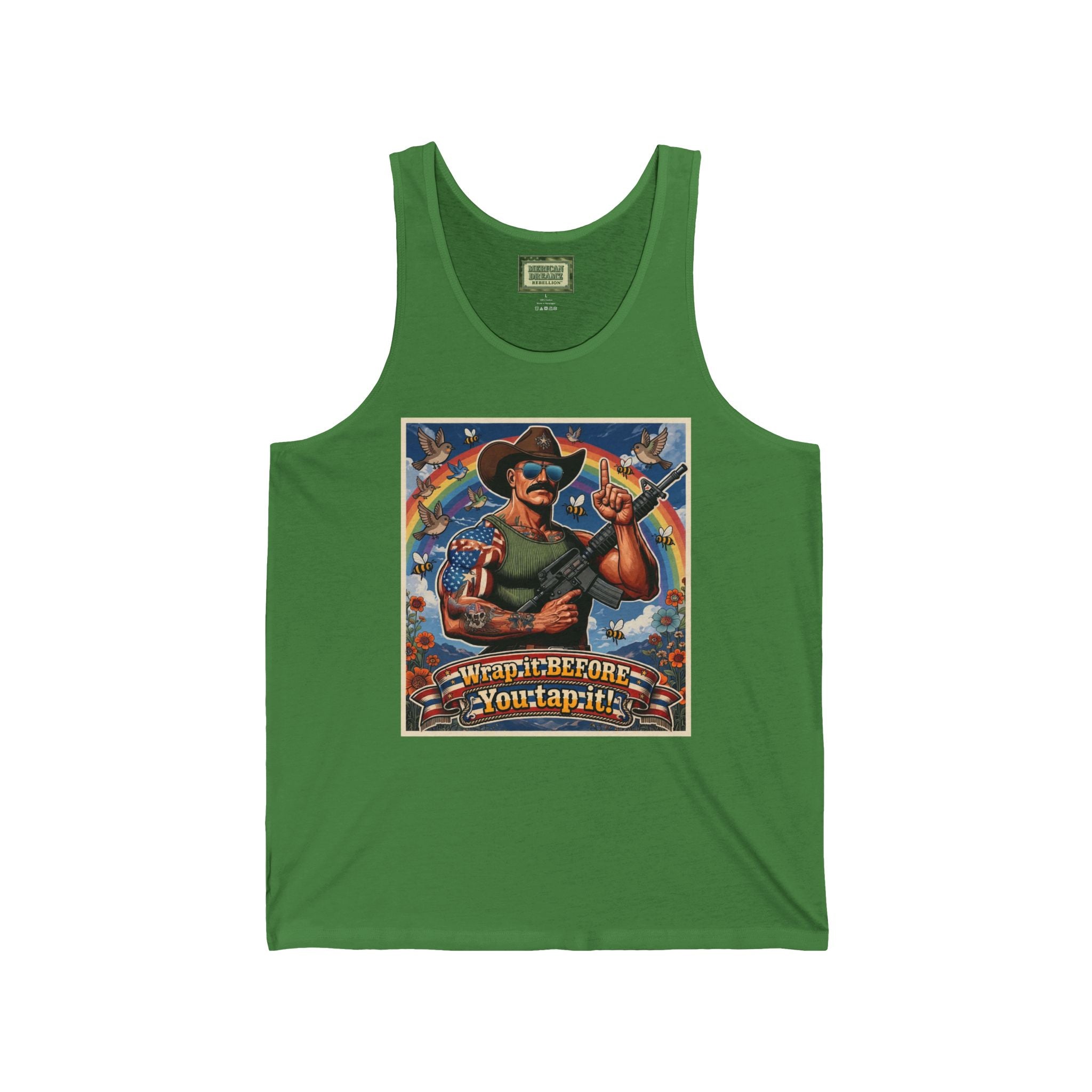 MERICAN UNCLE - Graphic Tank Top - Dating Advice - 1