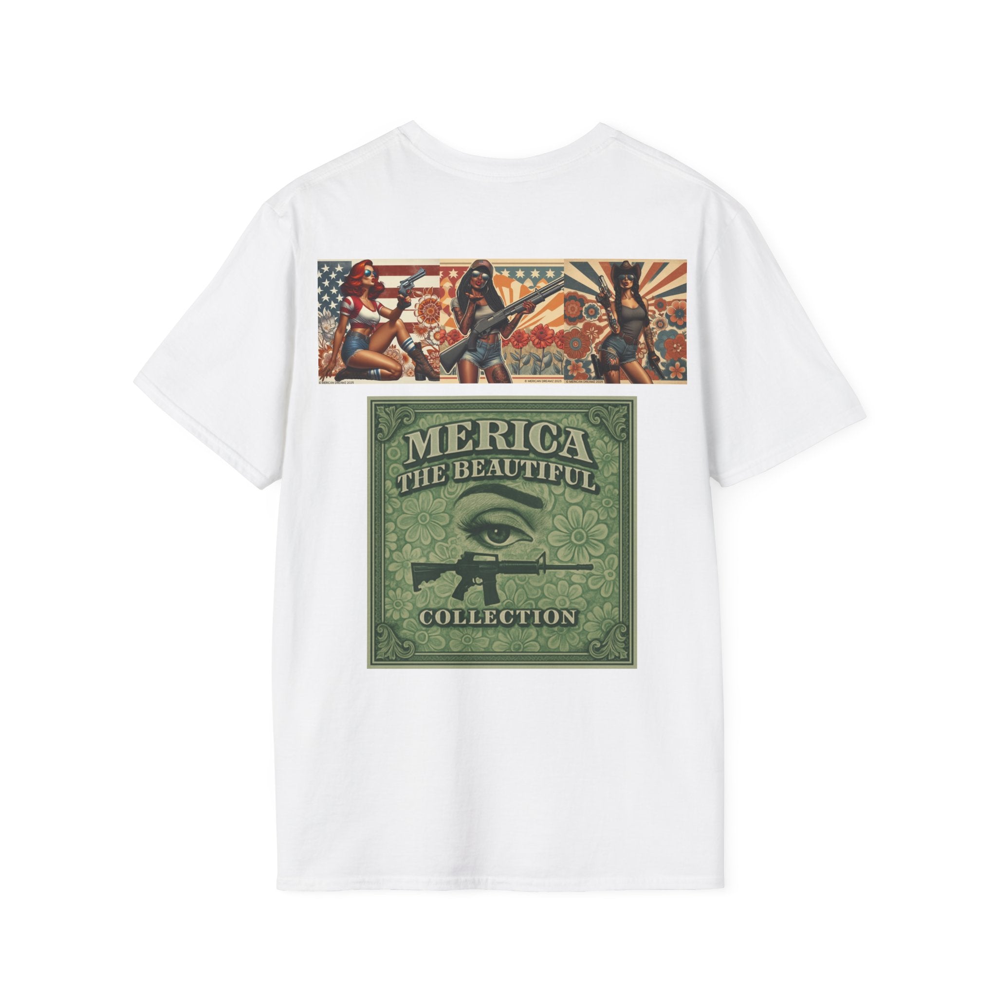 Uncle Dave Wants You, Owner-Artist T Shirt | Patriotic Rifle Retro Illustration from, the Merica the Beautiful Collection (US Only)