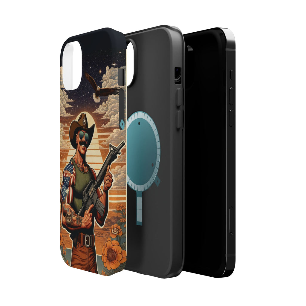 Uncle Dave AR-15 - Magnetic Impact‑Resistant Phone Case  iPhone 13-17 / Samsung S26  MagSafe Compatible
