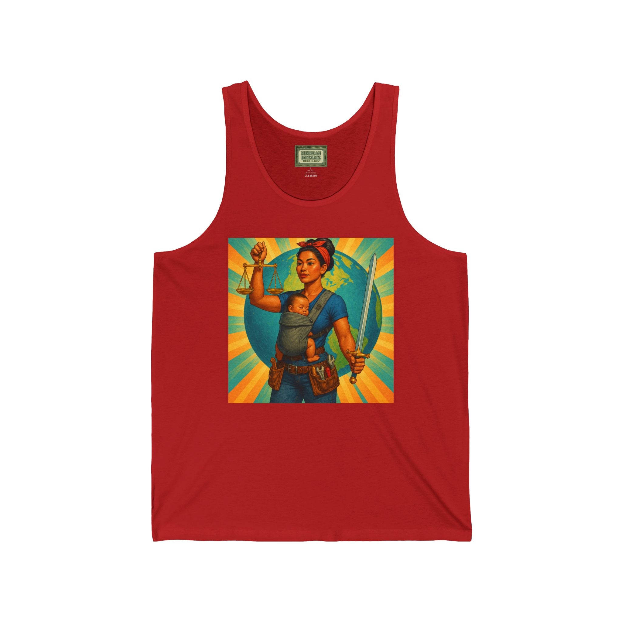 Super Momz Tank Top – Motherhood Superhero Graphic Tank -13