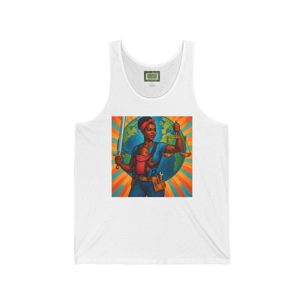 Super Momz Tank Top – Motherhood Superhero Graphic Tank -12