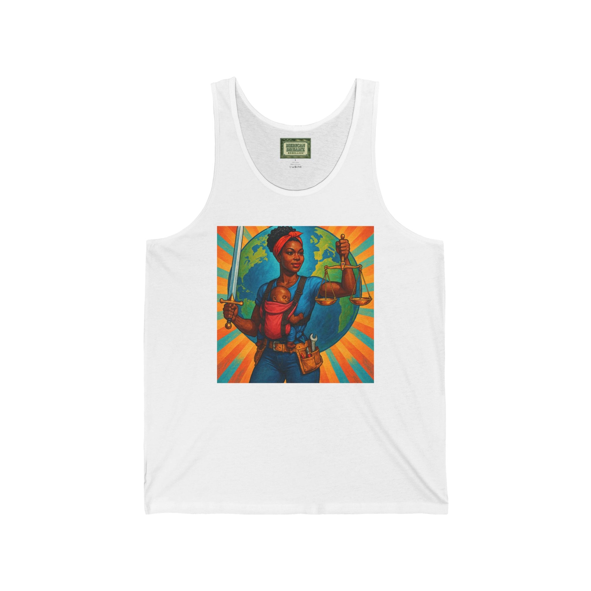 Super Momz Tank Top – Motherhood Superhero Graphic Tank -12