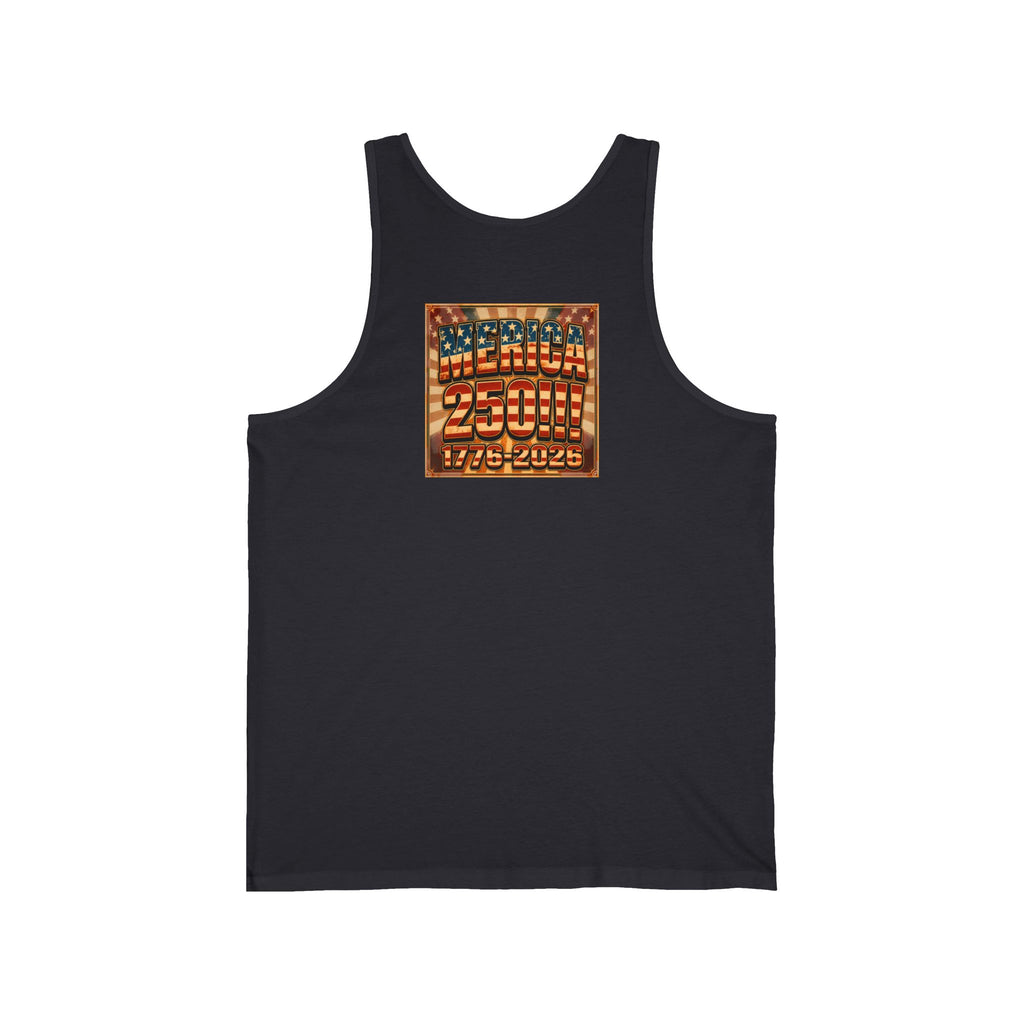 MERICAN DREAMZ REBELLION – MERICA 250!!! Tank Top – 250 Years of Freedom 1776-2026 Graphic Tank-#1