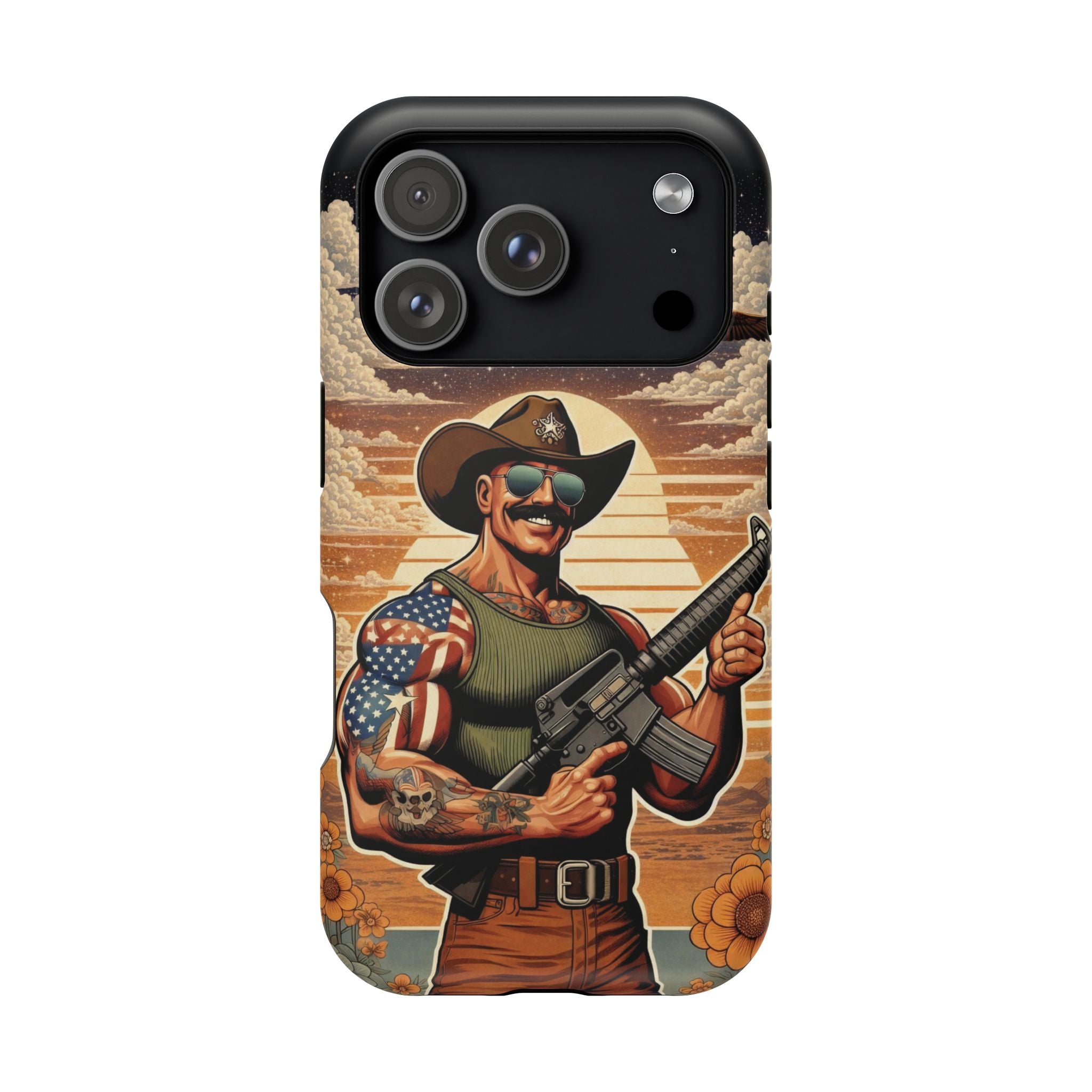 Uncle Dave AR-15 - Magnetic Impact‑Resistant Phone Case  iPhone 13-17 / Samsung S26  MagSafe Compatible