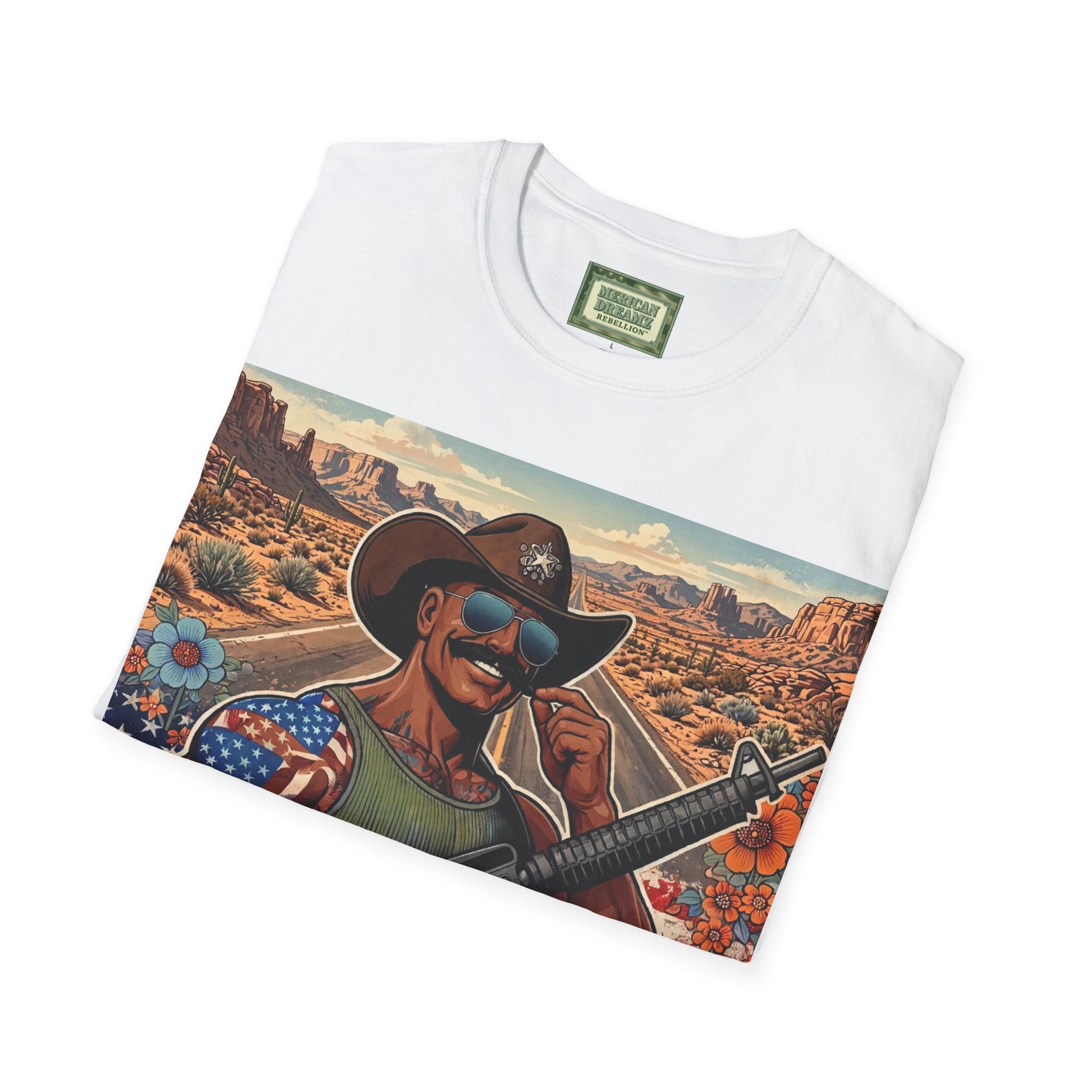 MERICAN UNCLE - Graphic T-Shirt - Mustache Rides - 5