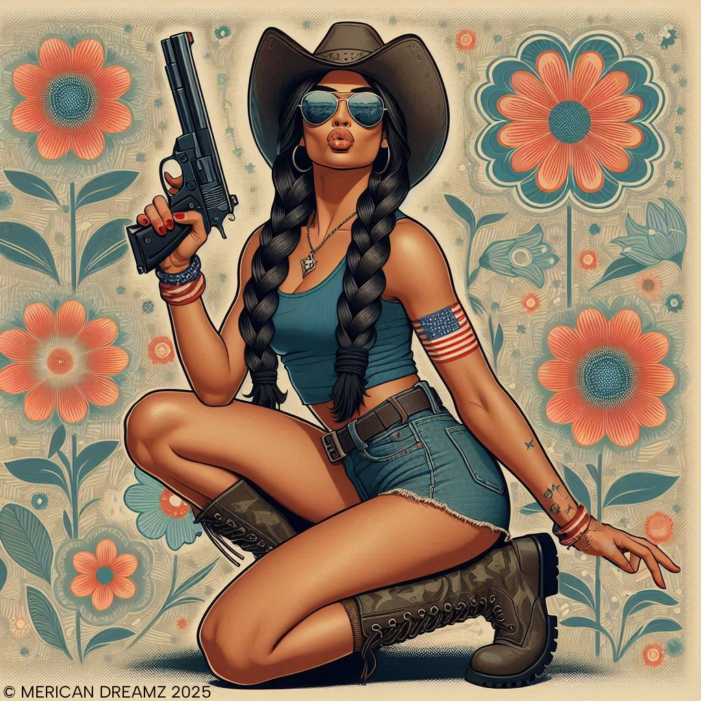Uncle Dave Wants You AR-15 Tank Top — Gunslinger Pinup Back Print