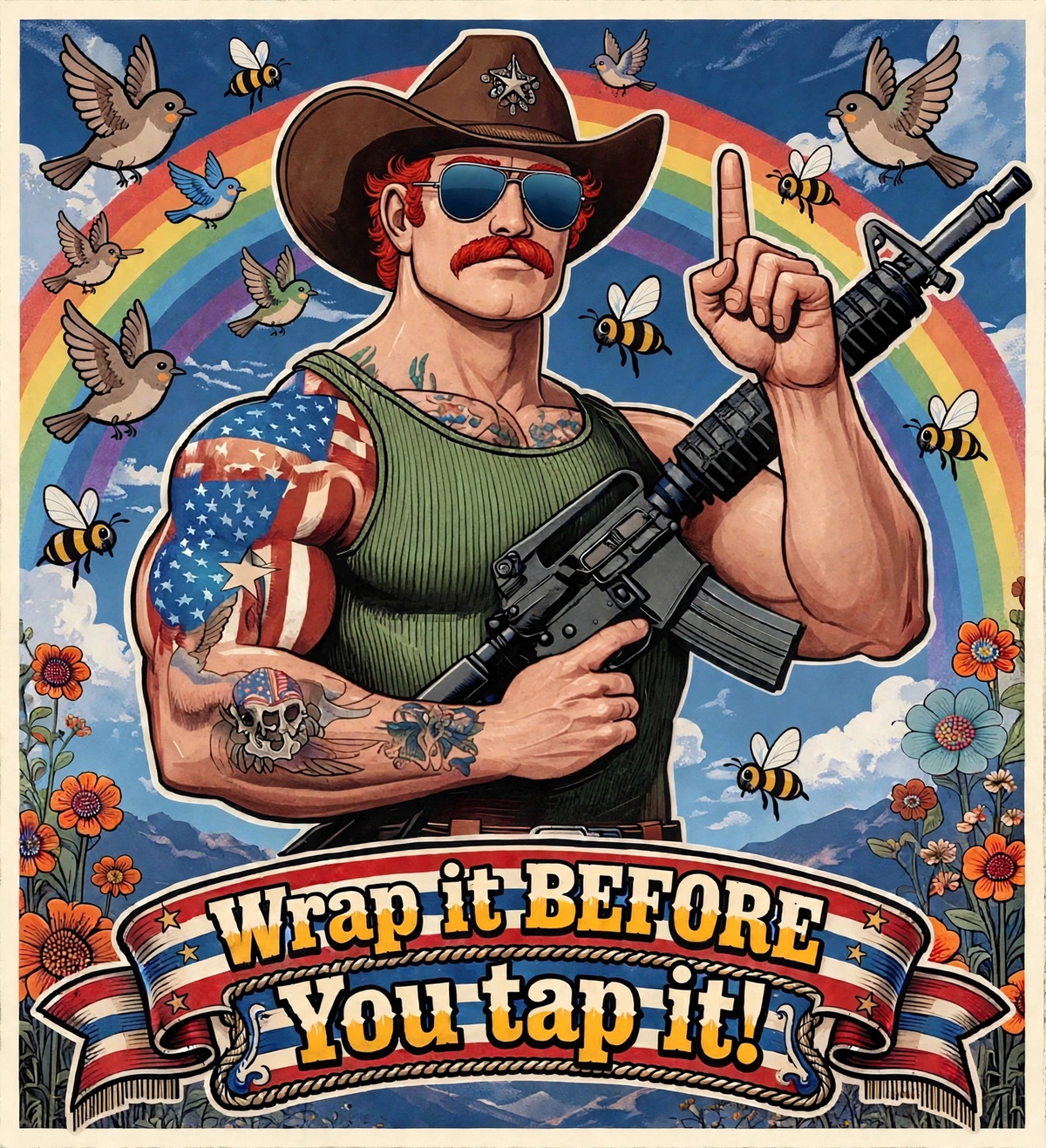 MERICAN UNCLE - Graphic T-Shirt - Dating Advice - 4