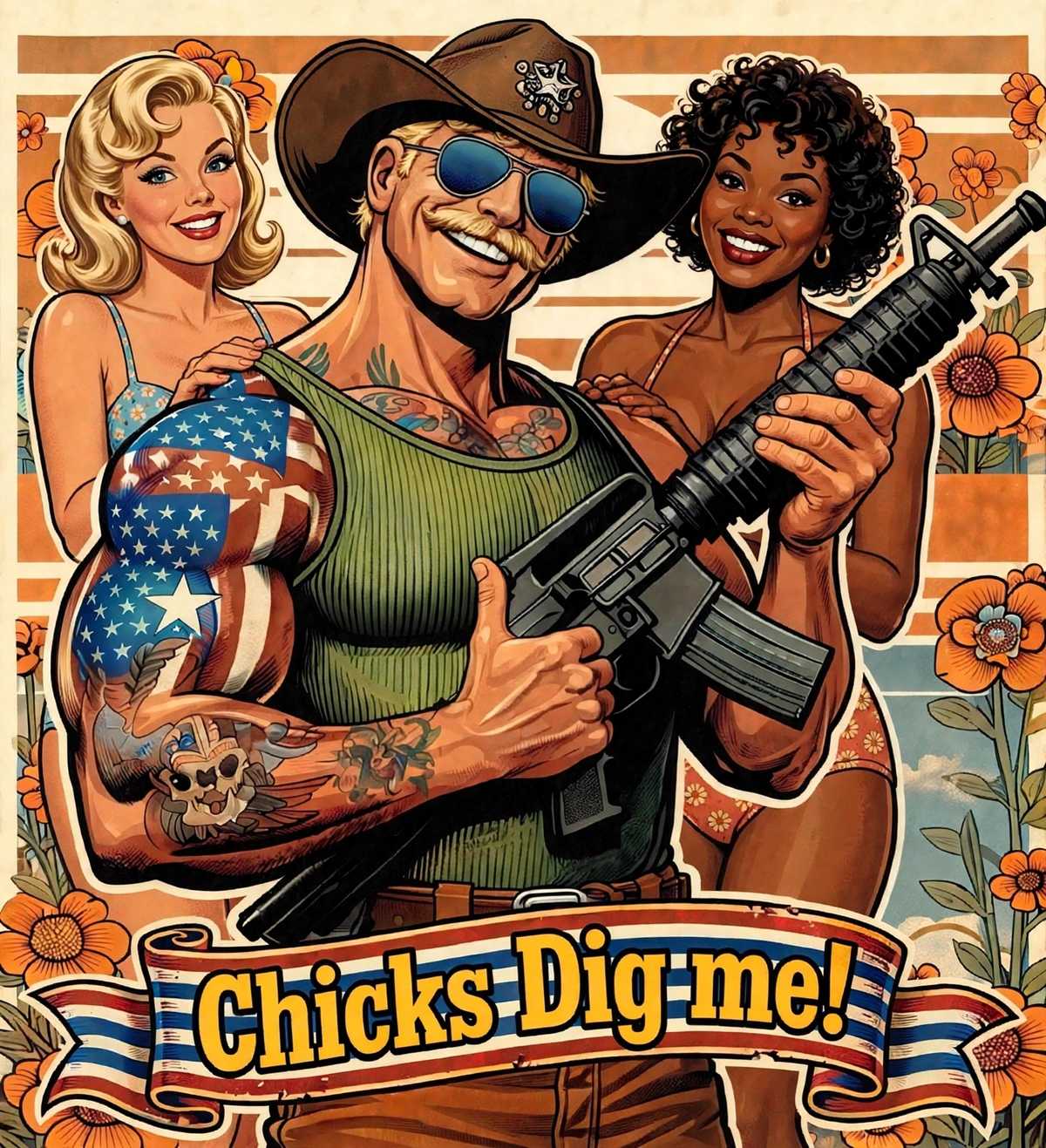 MERICAN UNCLE - Graphic T-Shirt - Ladies' Man - 3