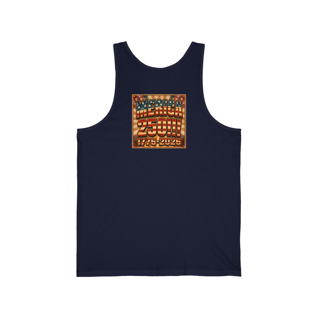 MERICAN DREAMZ REBELLION – MERICA 250!!! Tank Top – 250 Years of Freedom 1776-2026 Graphic Tank-#3
