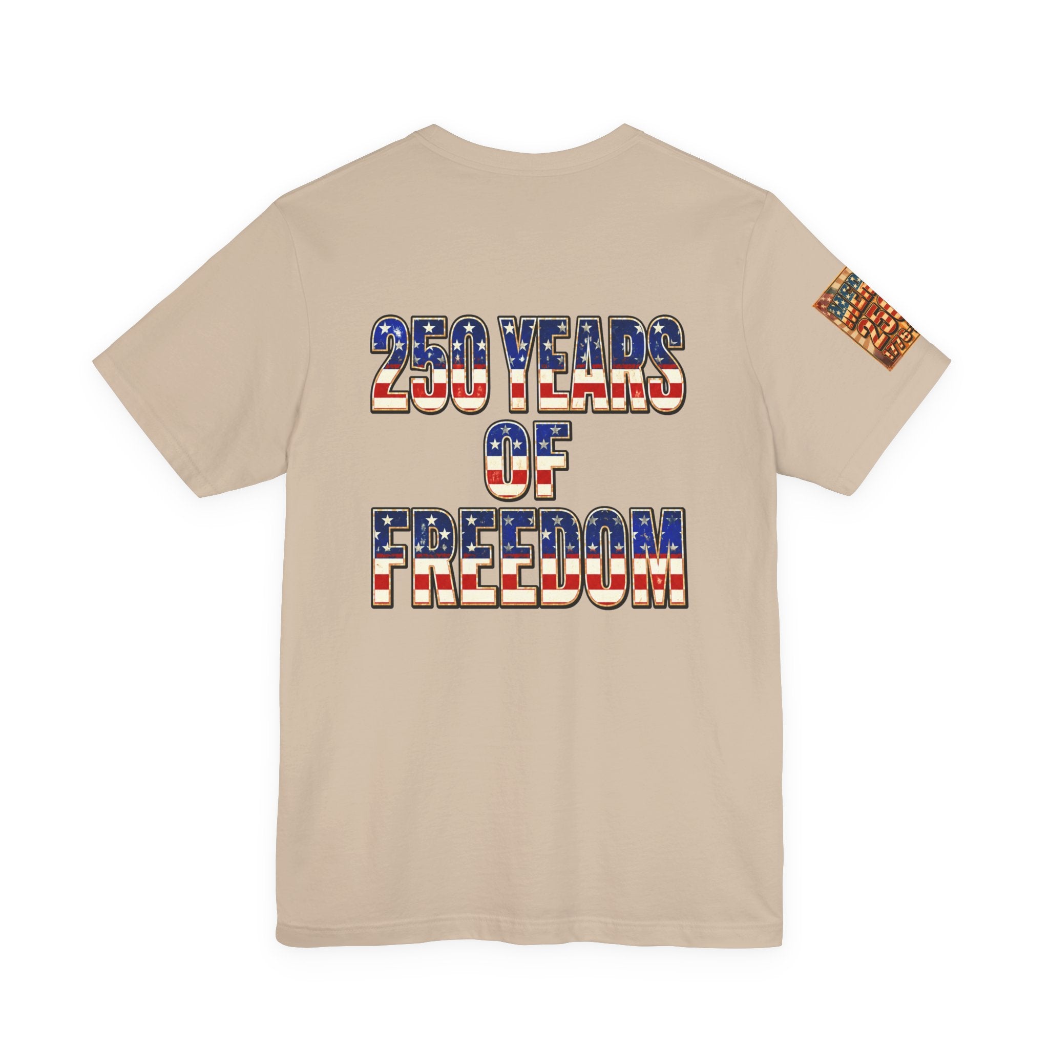 MERICAN DREAMZ REBELLION – MERICA 250!!!  Short Sleeve T‑Shirt – 250 Years of Freedom 1776-2026 Graphic Tee-#2