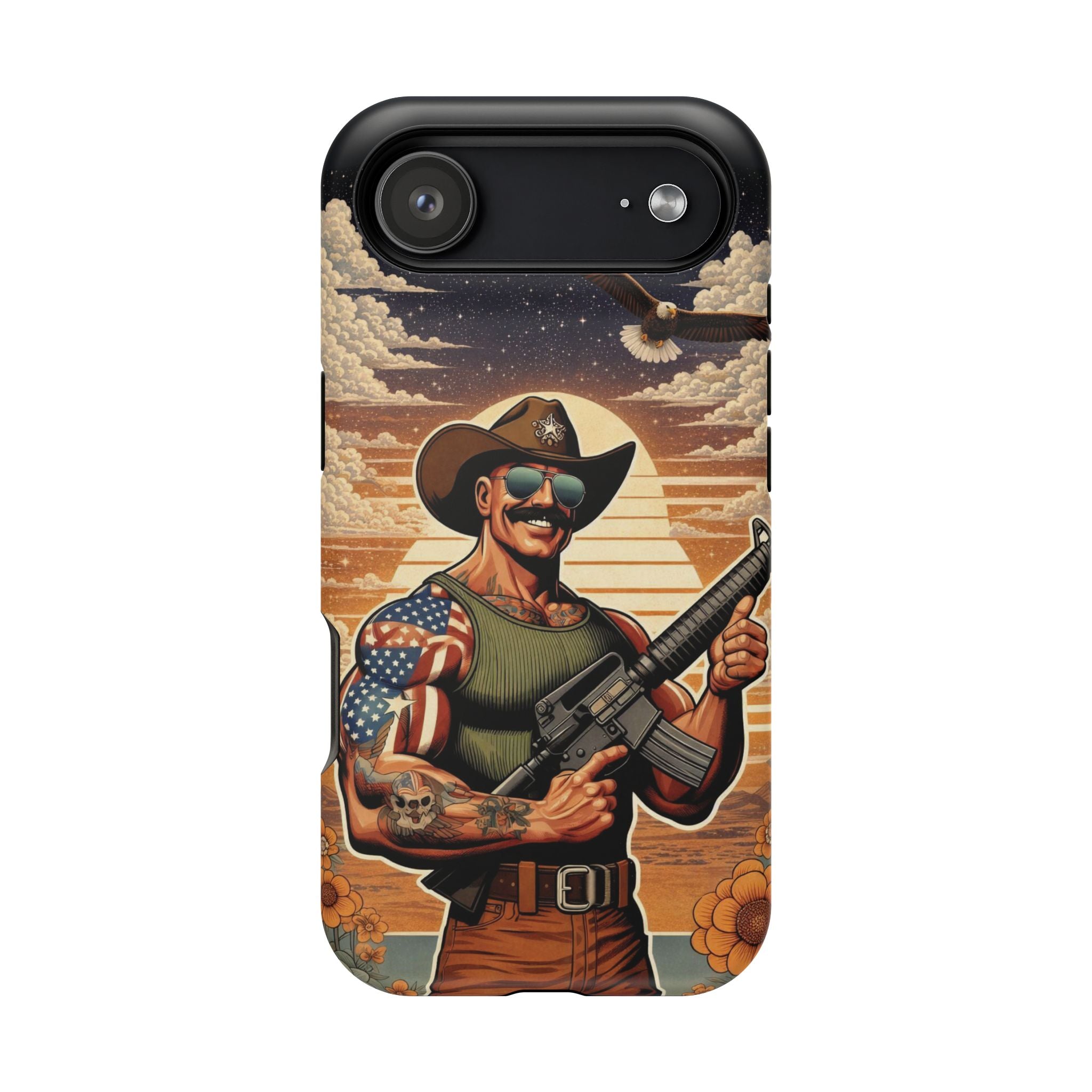 Uncle Dave AR-15 - Magnetic Impact‑Resistant Phone Case  iPhone 13-17 / Samsung S26  MagSafe Compatible