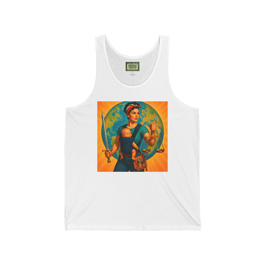 Super Momz Tank Top – Motherhood Superhero Graphic Tank -15