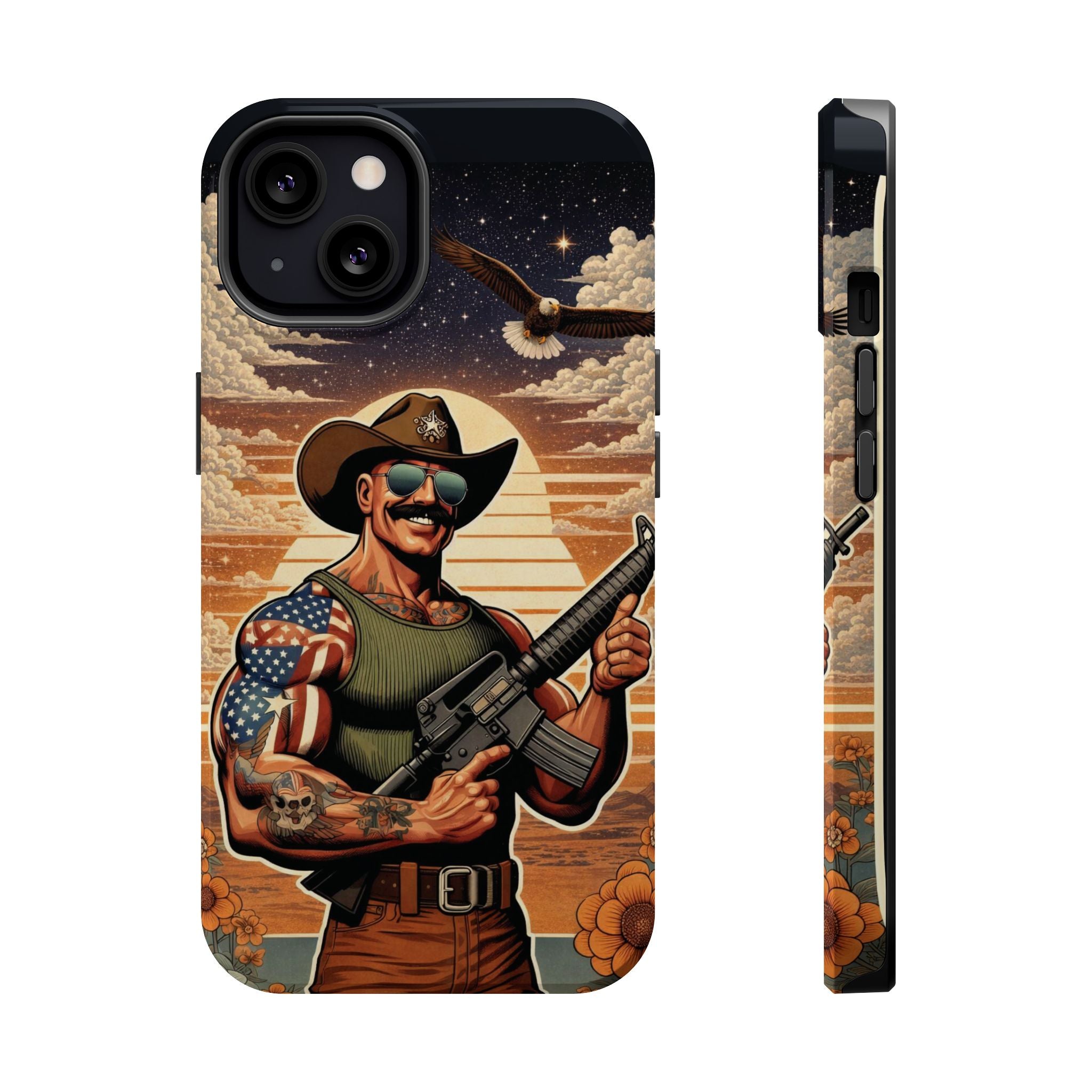 Uncle Dave AR-15 - Magnetic Impact‑Resistant Phone Case  iPhone 13-17 / Samsung S26  MagSafe Compatible