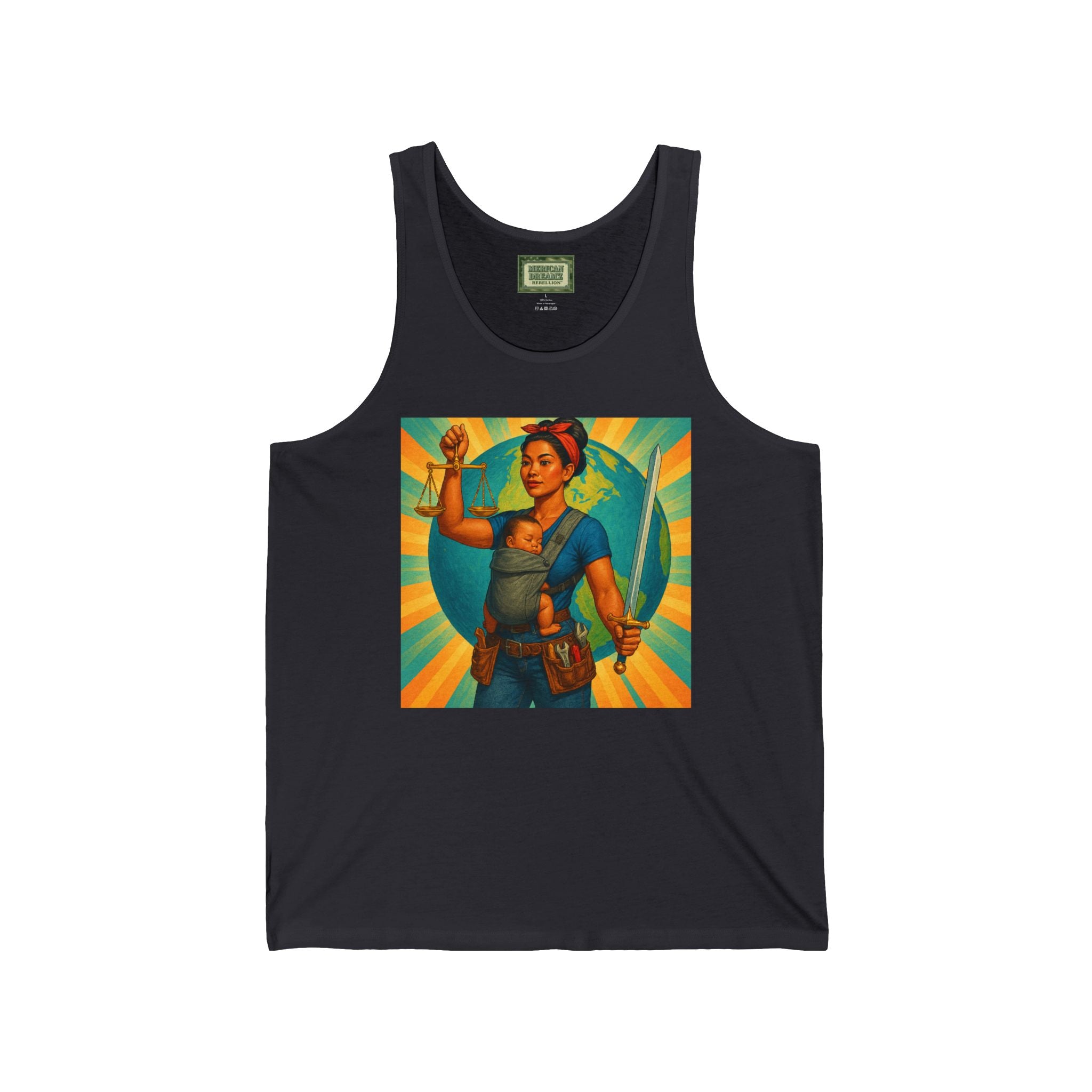 Super Momz Tank Top – Motherhood Superhero Graphic Tank -13