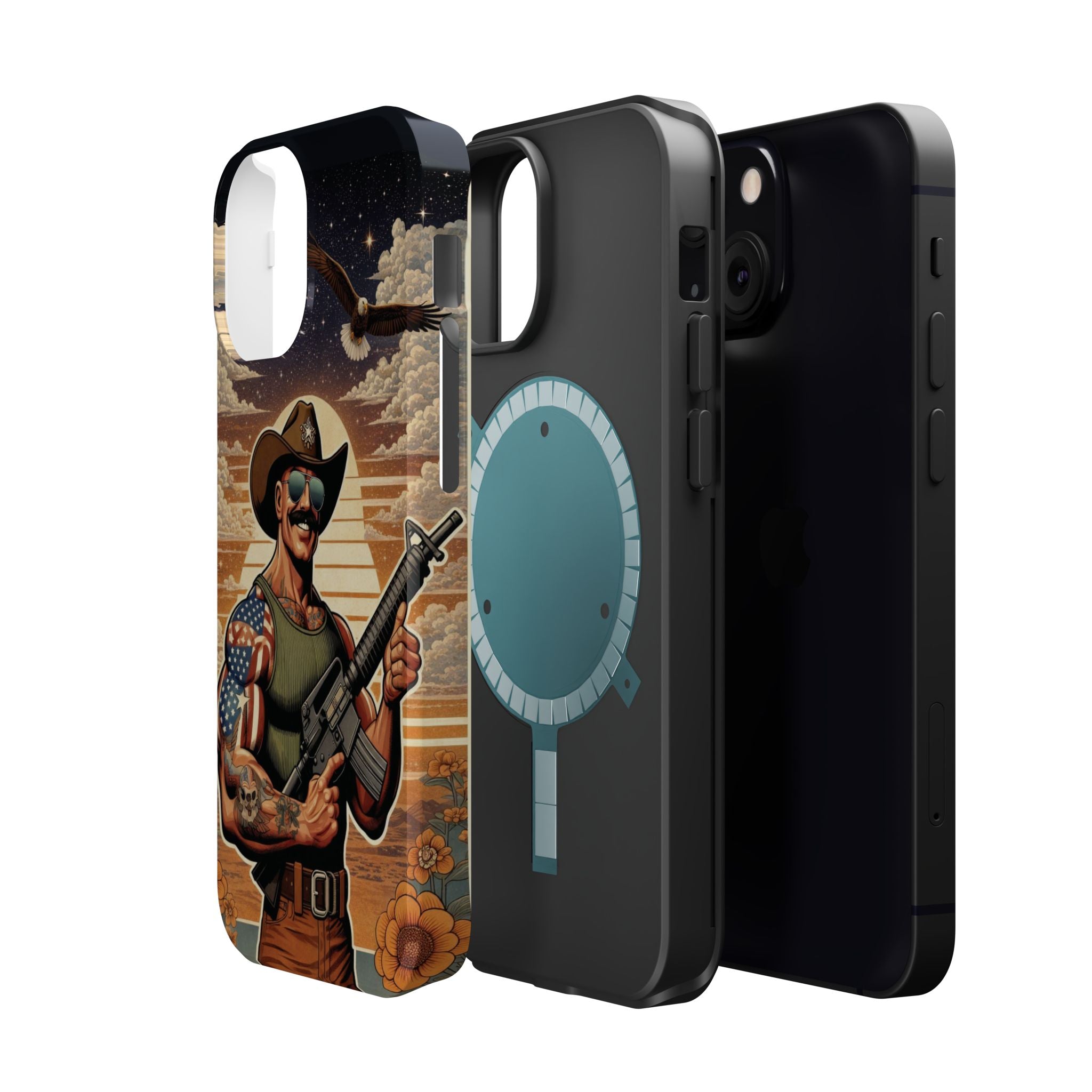 Uncle Dave AR-15 - Magnetic Impact‑Resistant Phone Case  iPhone 13-17 / Samsung S26  MagSafe Compatible