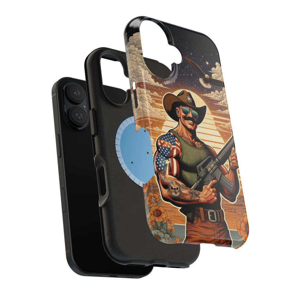 Uncle Dave AR-15 - Magnetic Impact‑Resistant Phone Case  iPhone 13-17 / Samsung S26  MagSafe Compatible