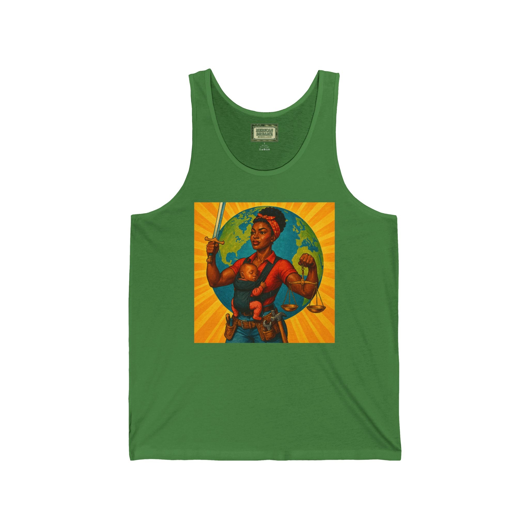 Super Momz Tank Top – Motherhood Superhero Graphic Tank -04