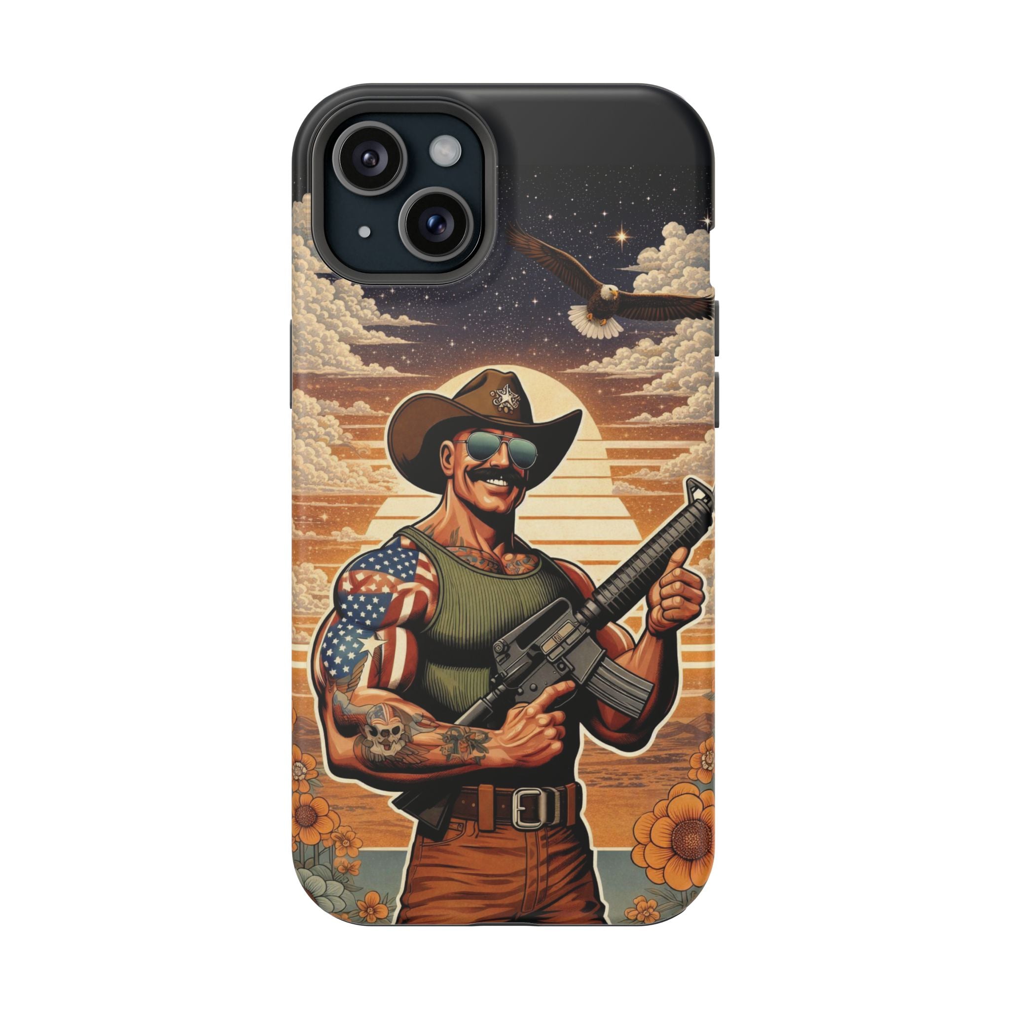Uncle Dave AR-15 - Magnetic Impact‑Resistant Phone Case  iPhone 13-17 / Samsung S26  MagSafe Compatible