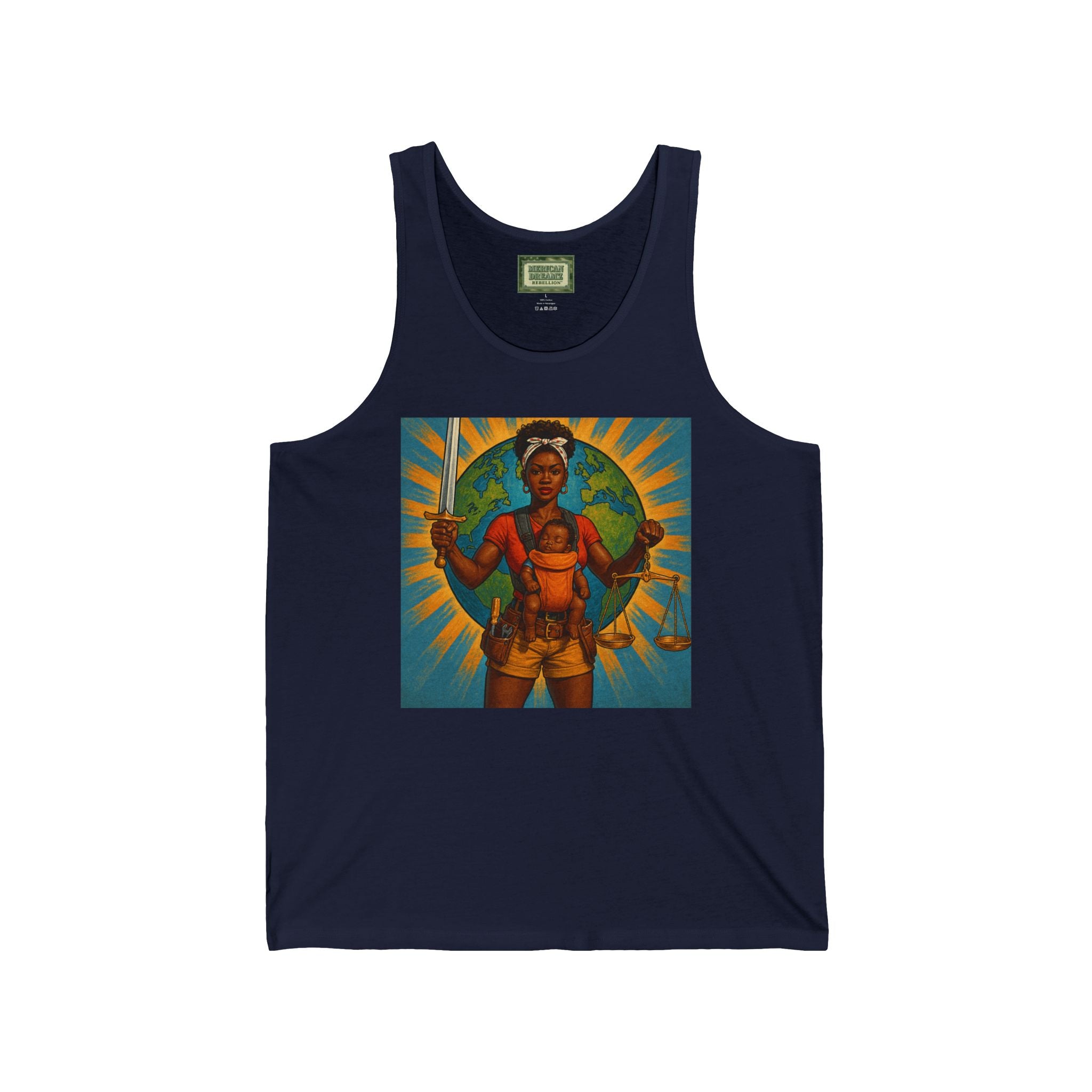 Super Momz Tank Top – Motherhood Superhero Graphic Tank -08