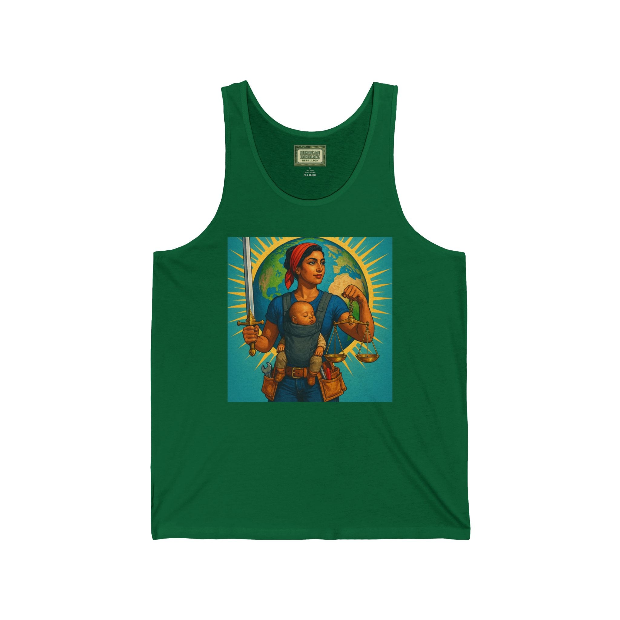 Super Momz Tank Top – Motherhood Superhero Graphic Tank -11
