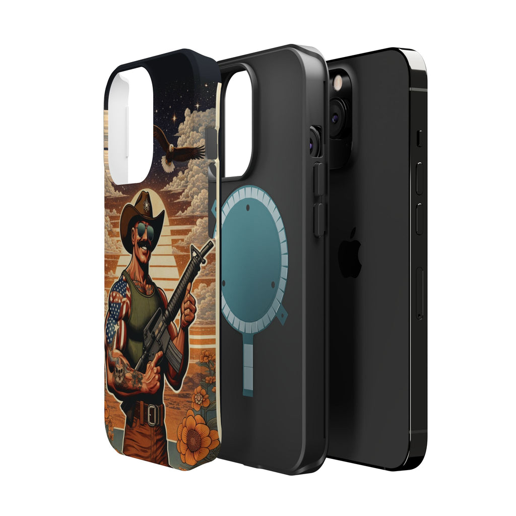 Uncle Dave AR-15 - Magnetic Impact‑Resistant Phone Case  iPhone 13-17 / Samsung S26  MagSafe Compatible