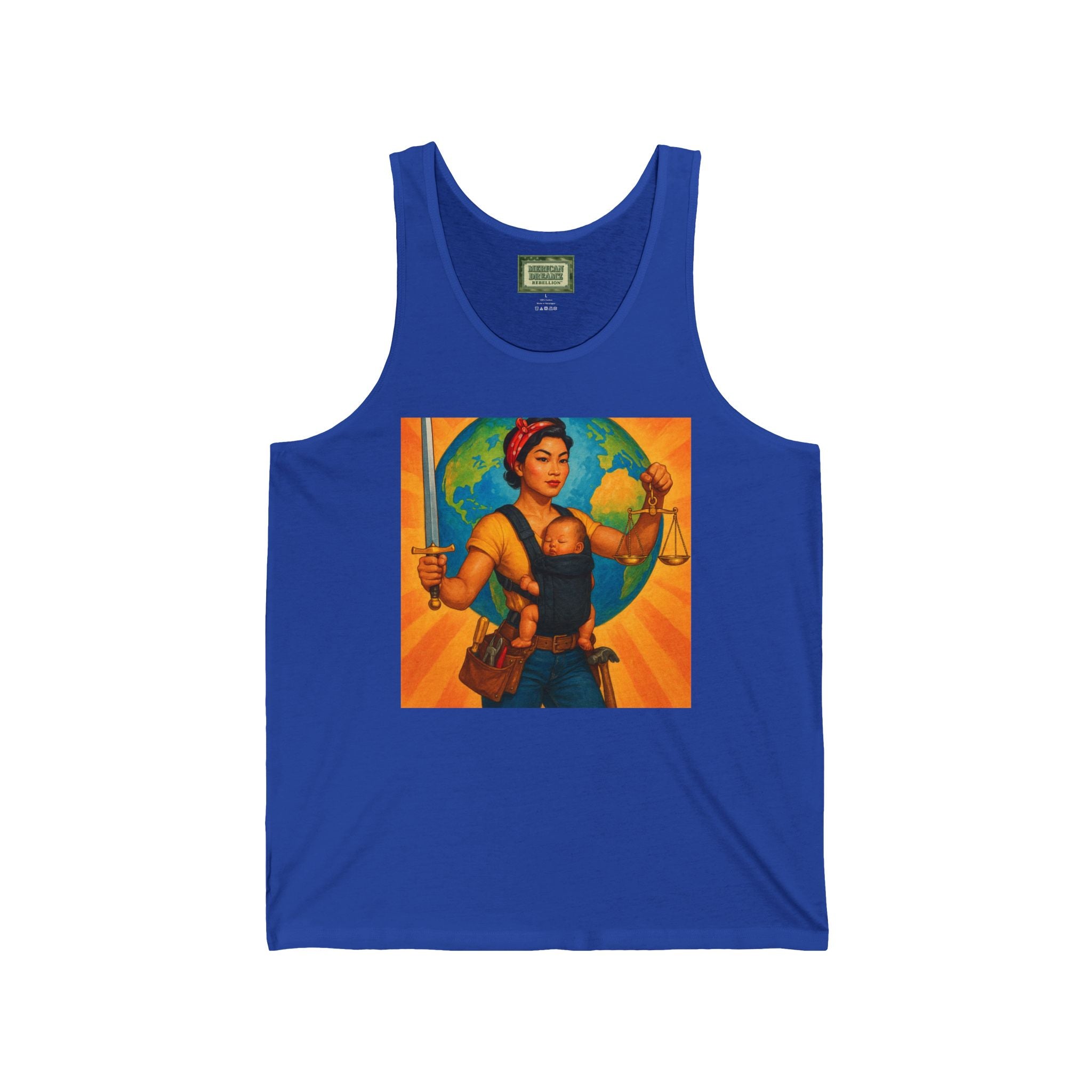 Super Momz Tank Top – Motherhood Superhero Graphic Tank -06