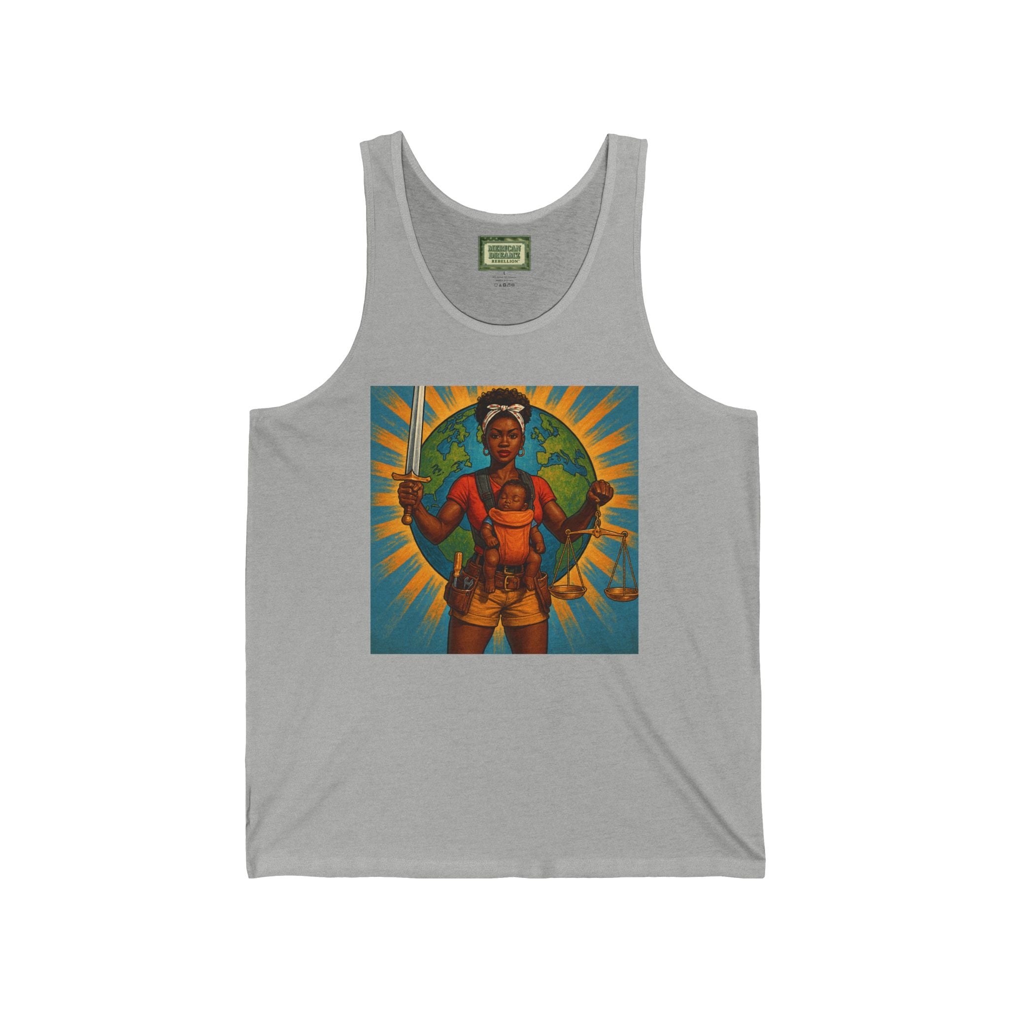 Super Momz Tank Top – Motherhood Superhero Graphic Tank -08