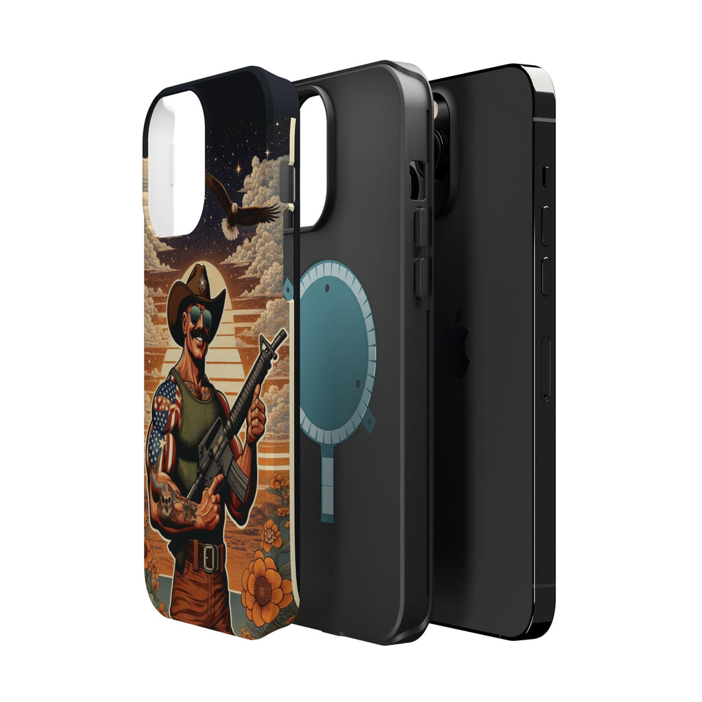 Uncle Dave AR-15 - Magnetic Impact‑Resistant Phone Case  iPhone 13-17 / Samsung S26  MagSafe Compatible