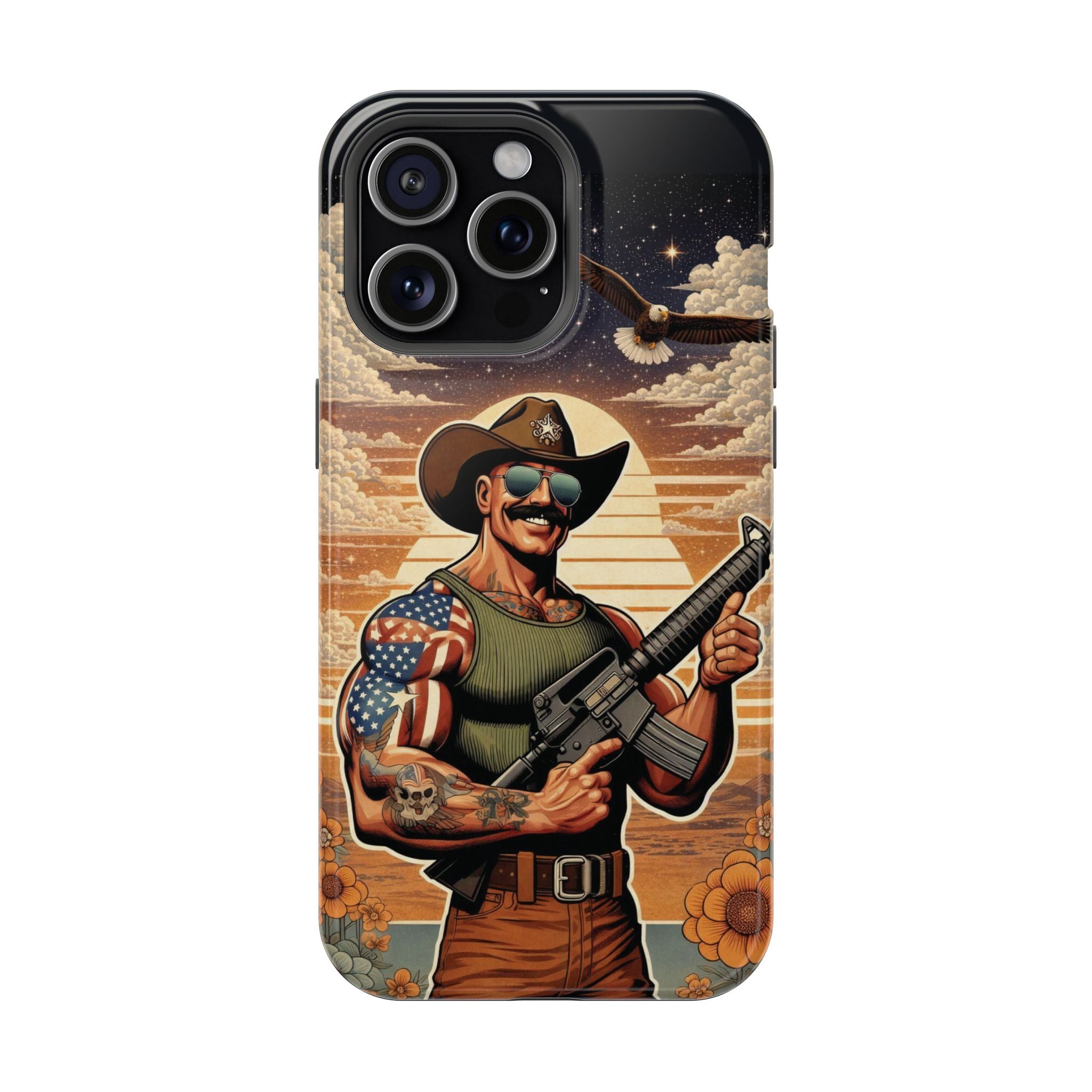 Uncle Dave AR-15 - Magnetic Impact‑Resistant Phone Case  iPhone 13-17 / Samsung S26  MagSafe Compatible