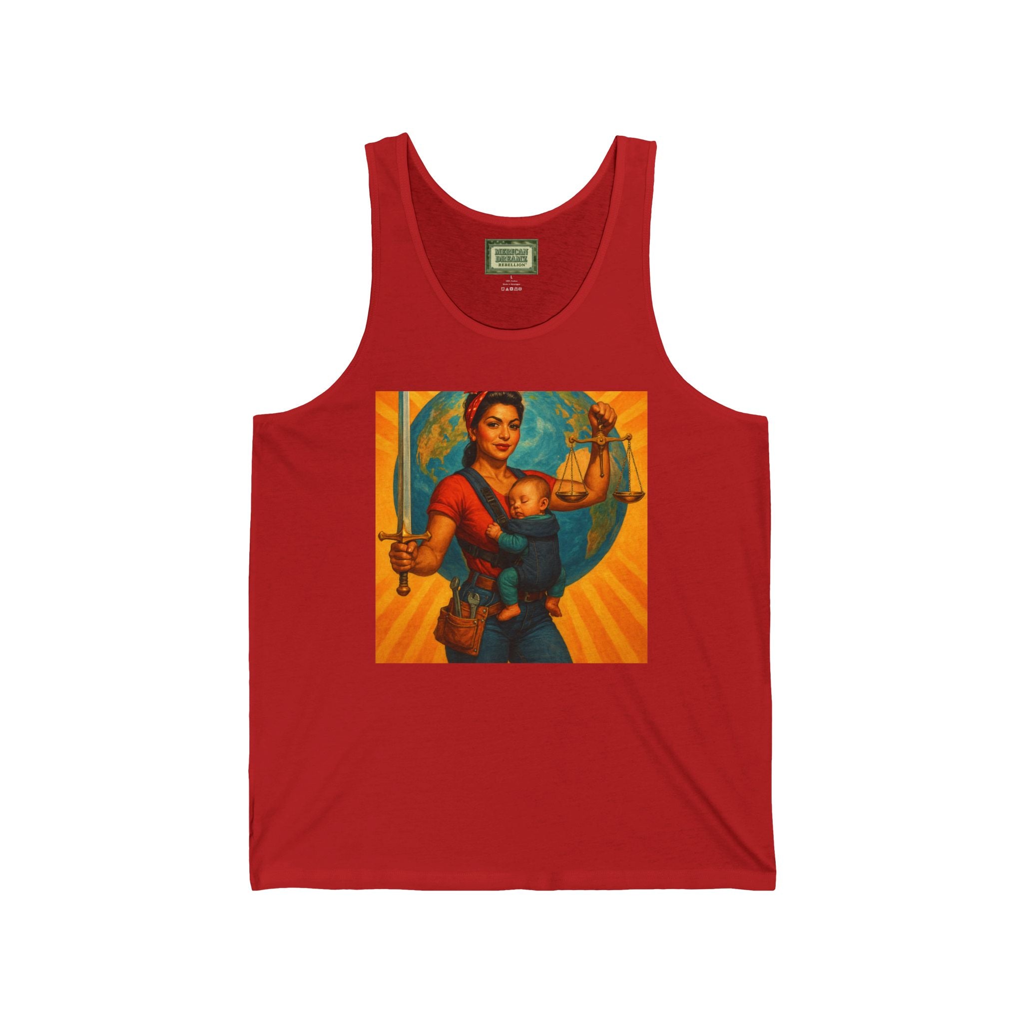 Super Momz Tank Top – Motherhood Superhero Graphic Tank -05