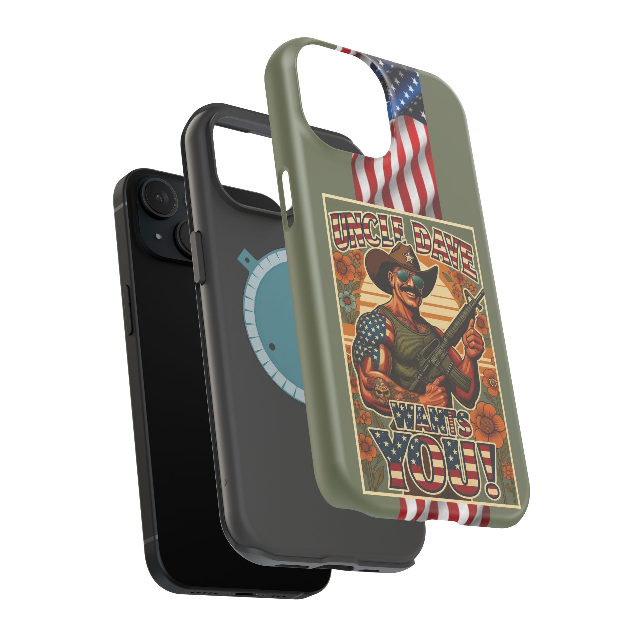 Uncle Dave Wants You! - Magnetic Impact‑Resistant Phone Case  iPhone 13-17 / Samsung S26  MagSafe Compatible