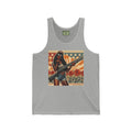Patriotic Pin-Up Tank Top — Vintage American Flag Girl Graphic