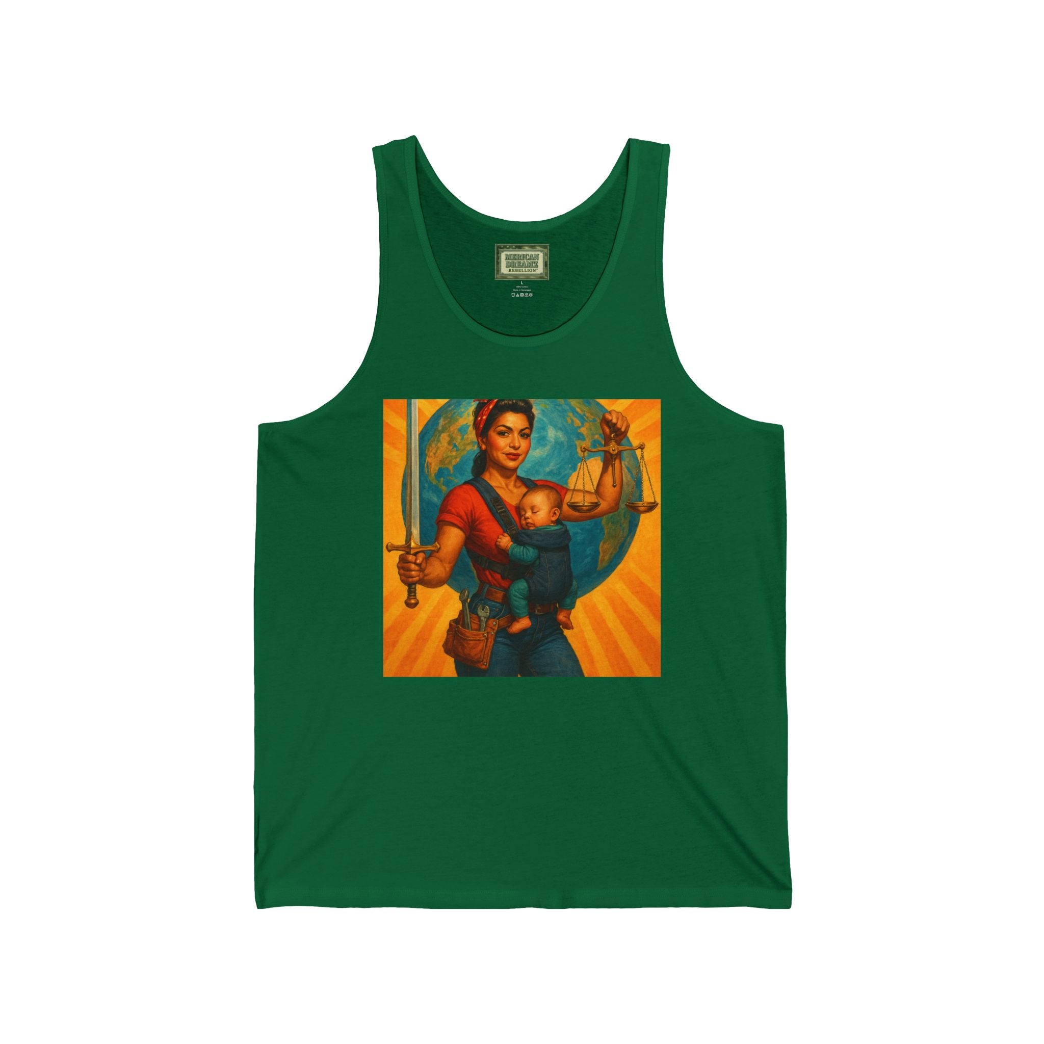 Super Momz Tank Top – Motherhood Superhero Graphic Tank -05