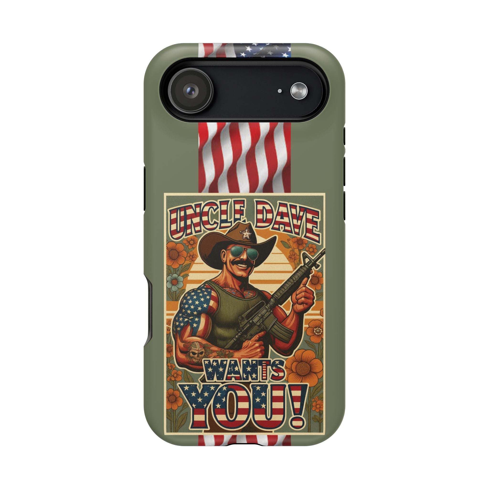 Uncle Dave Wants You! - Magnetic Impact‑Resistant Phone Case  iPhone 13-17 / Samsung S26  MagSafe Compatible