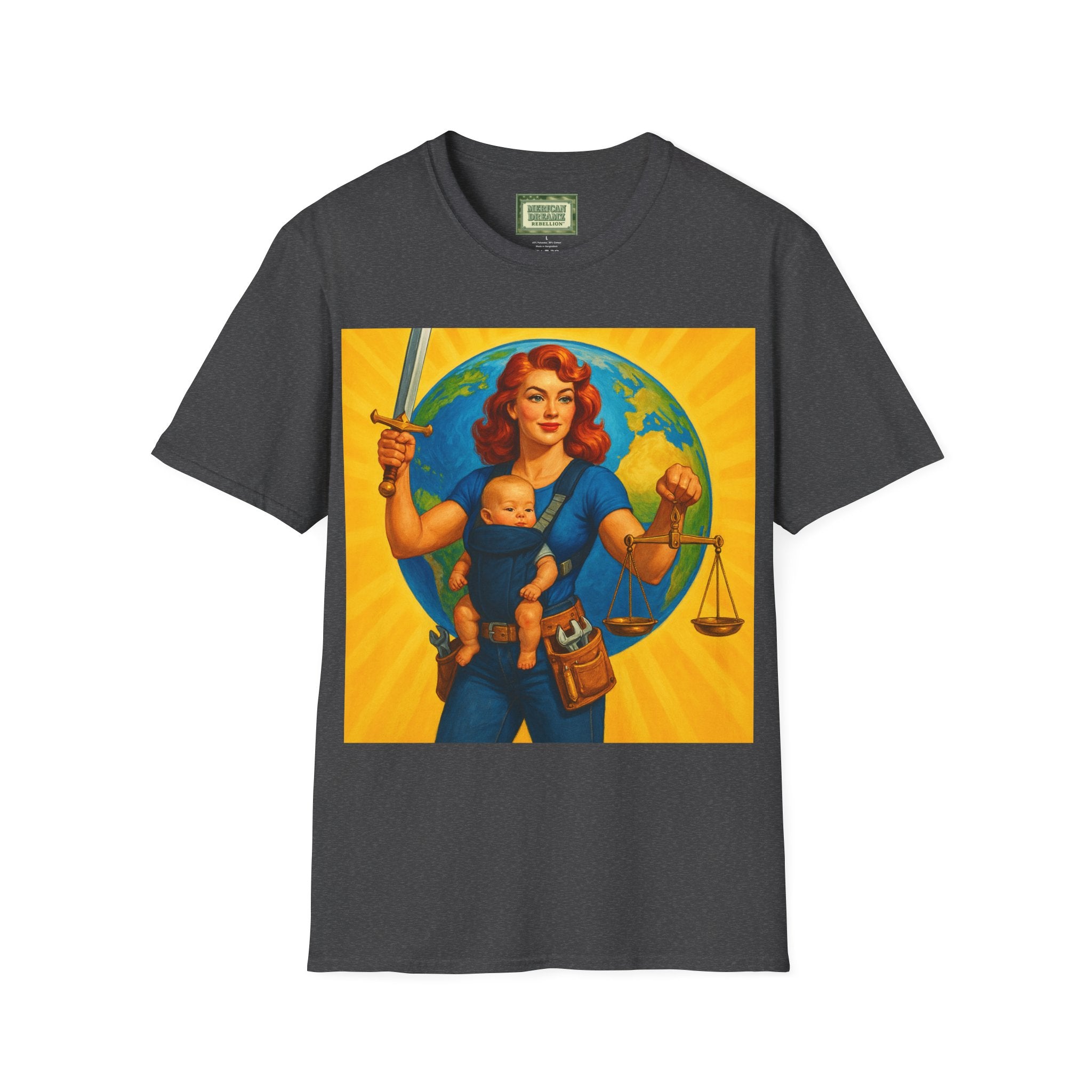 Super Momz T‑Shirt – Motherhood Super Hero Graphic Tee -2