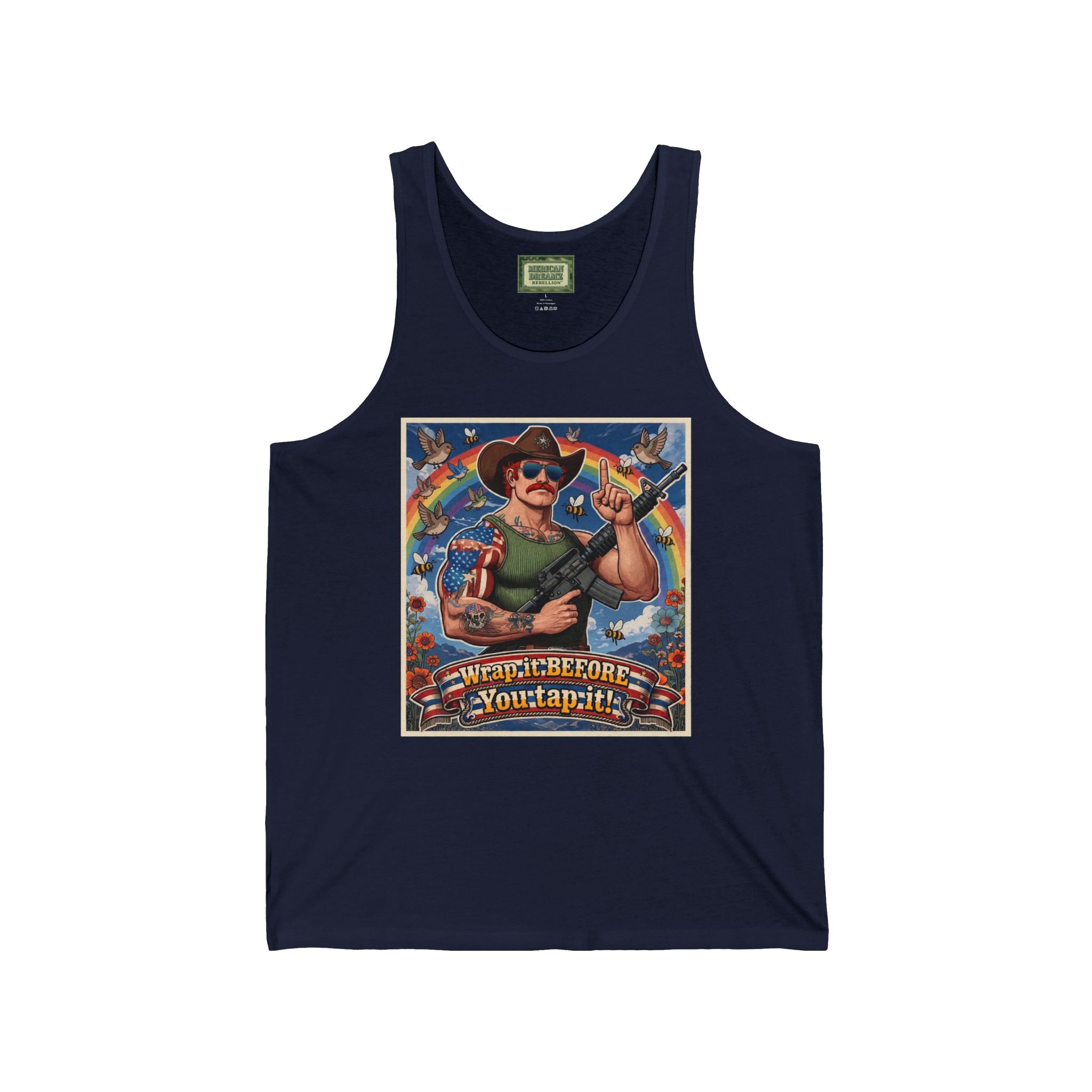 MERICAN UNCLE - Graphic Tank Top - Dating Advice - 4