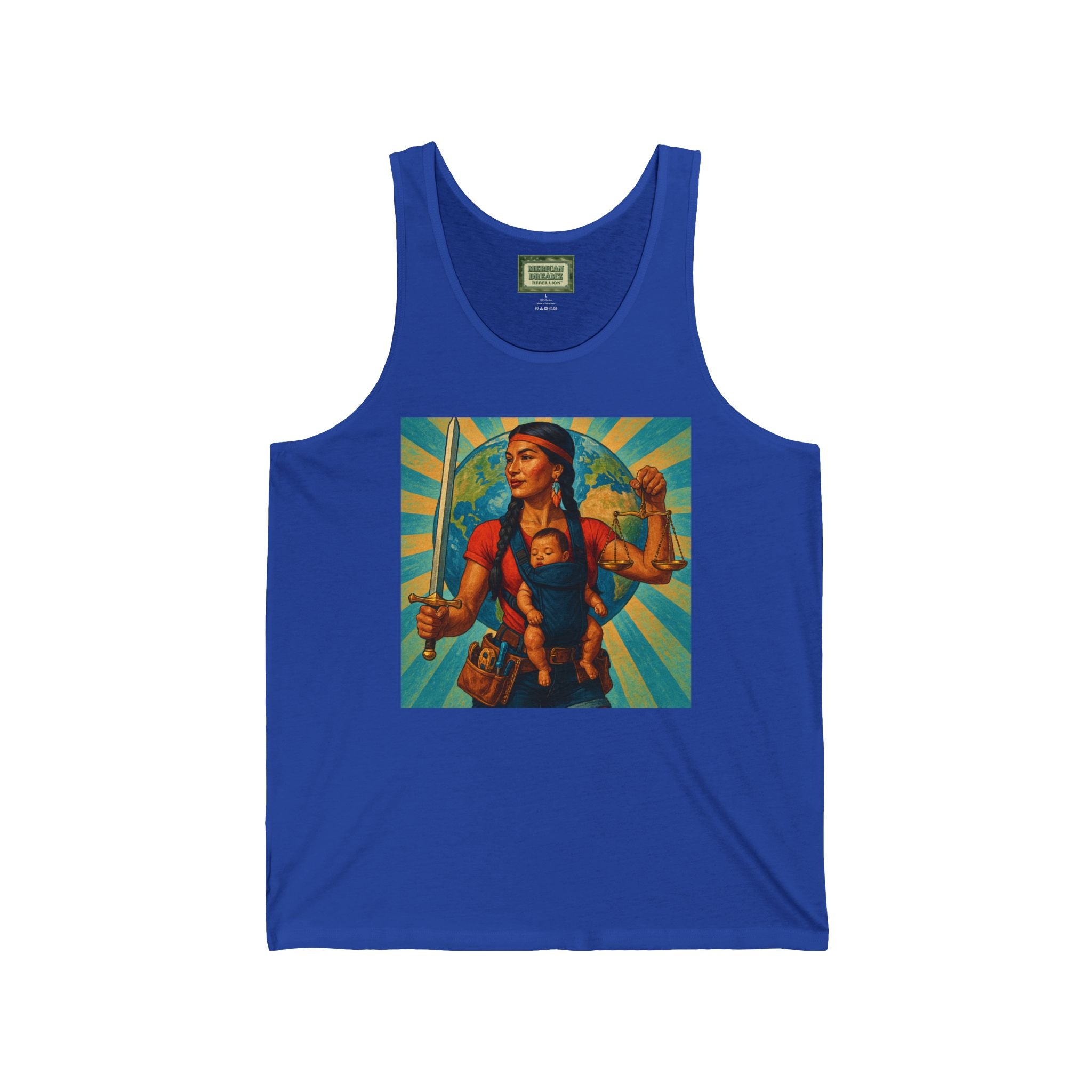 Super Momz Tank Top – Motherhood Superhero Graphic Tank -10