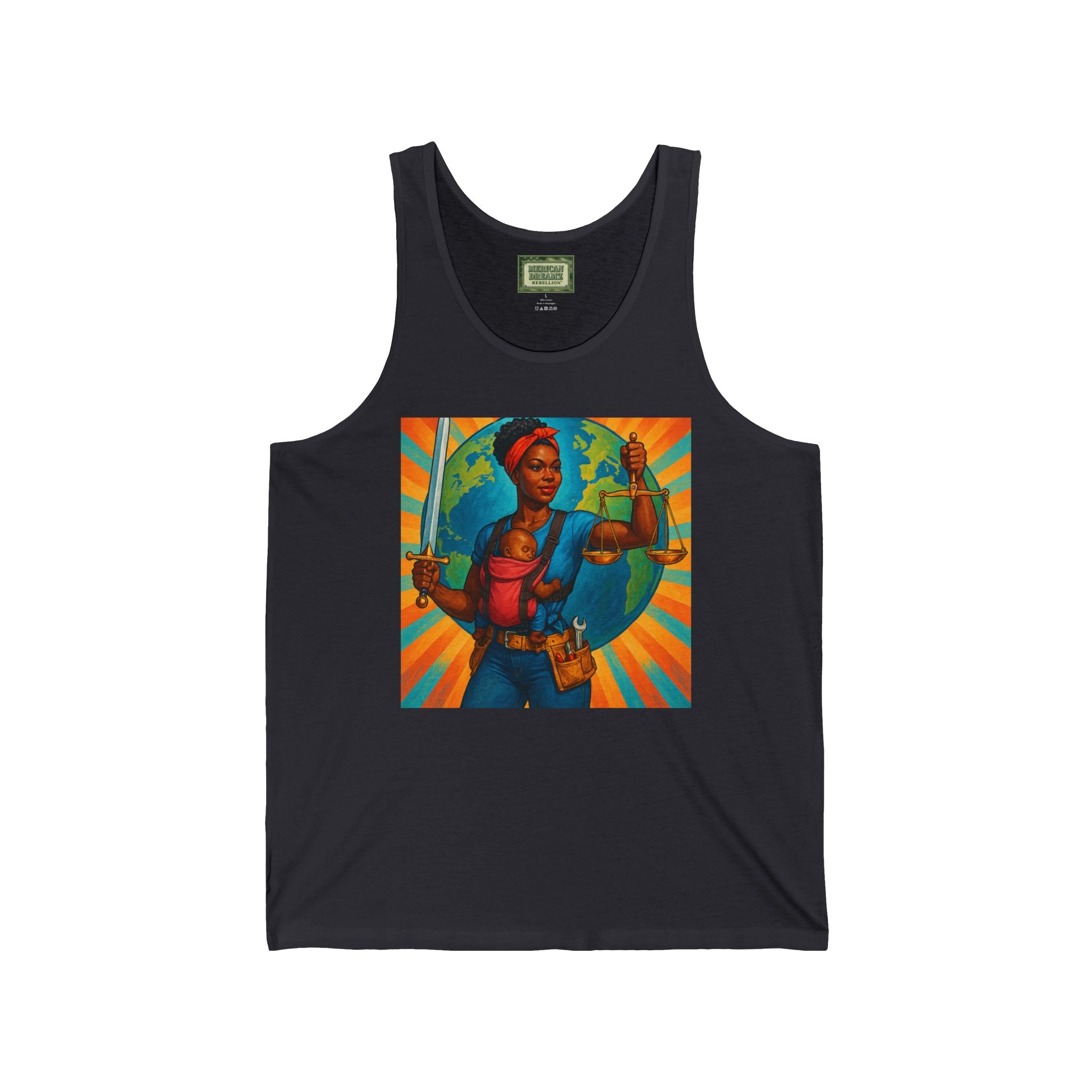 Super Momz Tank Top – Motherhood Superhero Graphic Tank -12