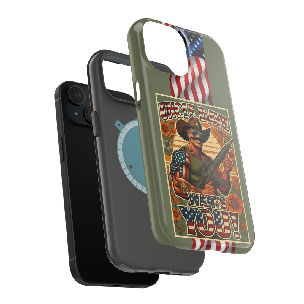 Uncle Dave Wants You! - Magnetic Impact‑Resistant Phone Case  iPhone 13-17 / Samsung S26  MagSafe Compatible