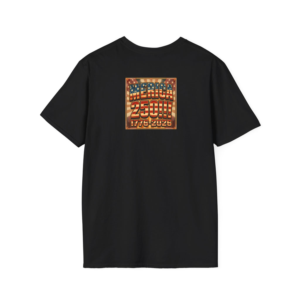 MERICAN DREAMZ REBELLION – MERICA 250!!!  Graphic T‑Shirt – 250 Years of Freedom 1776-2026 Graphic Tee-#2