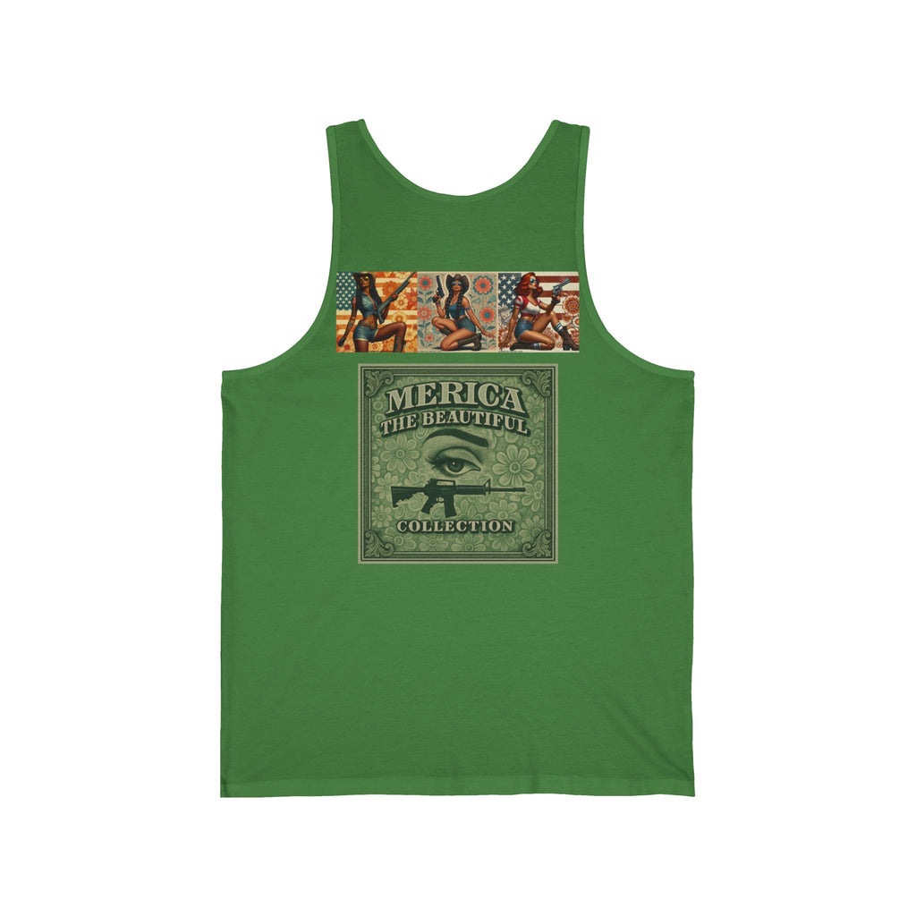 Uncle Dave Wants You AR-15 Tank Top — Gunslinger Pinup Back Print
