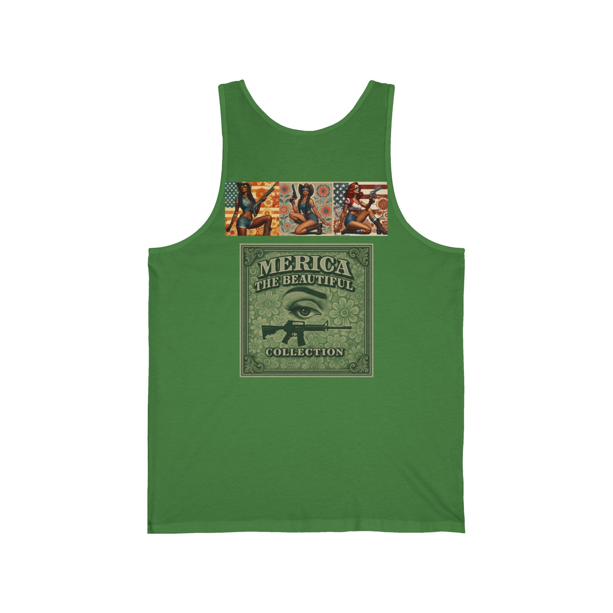 Uncle Dave Wants You AR-15 Tank Top — Gunslinger Pinup Back Print