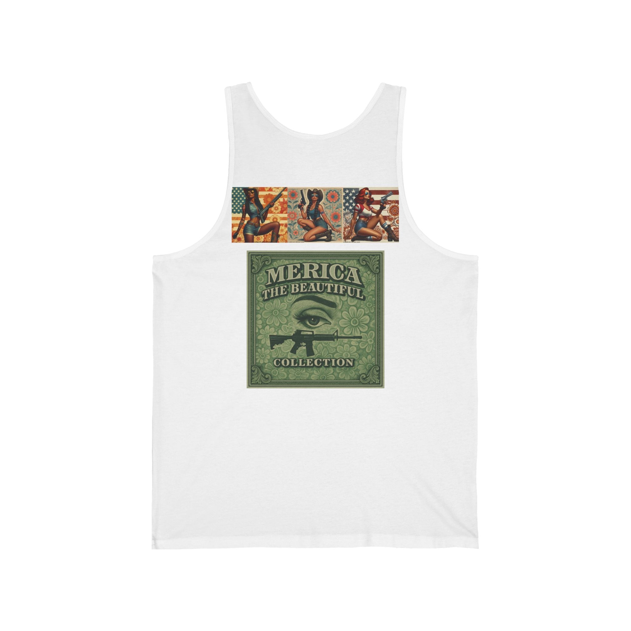 Uncle Dave Wants You AR-15 Tank Top — Gunslinger Pinup Back Print