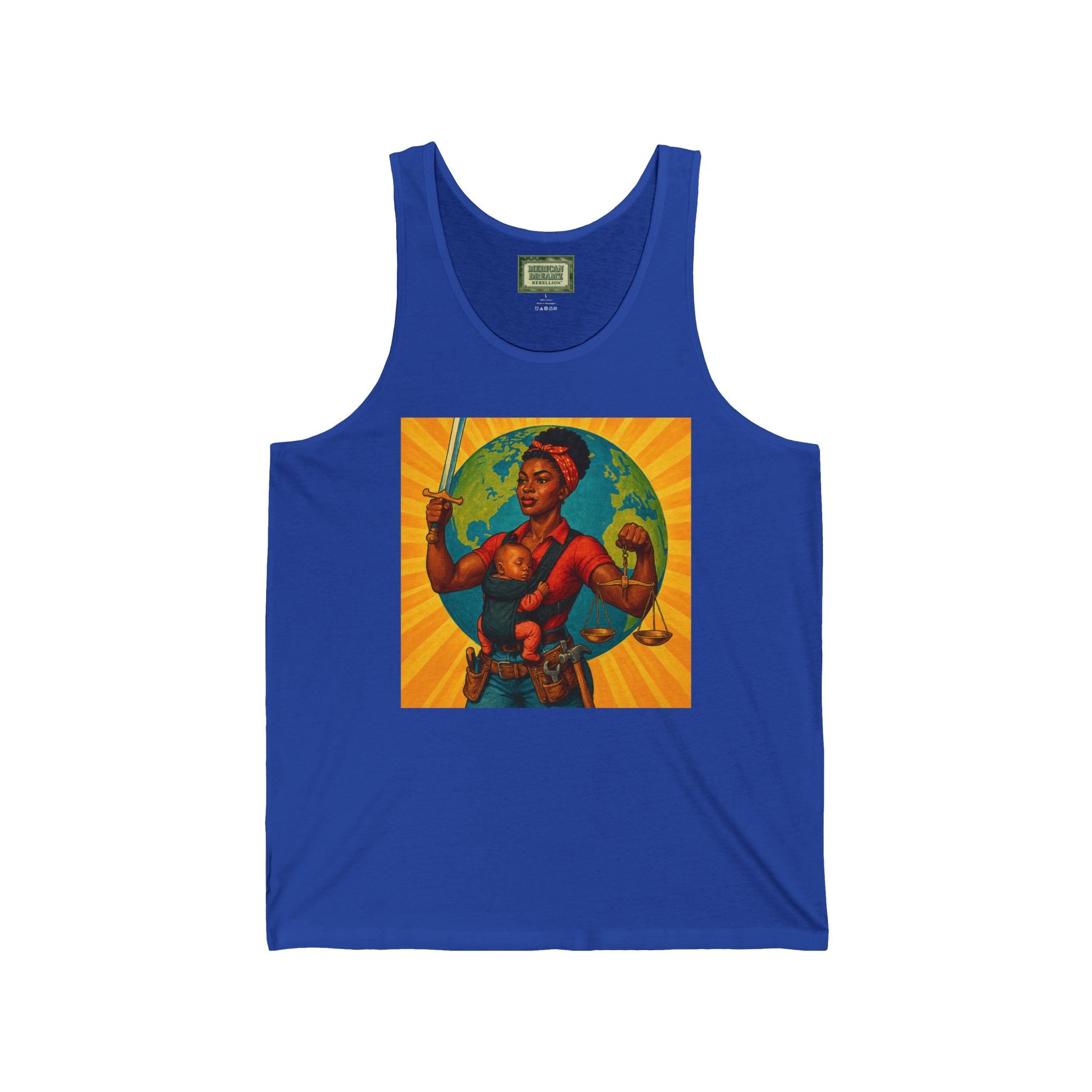 Super Momz Tank Top – Motherhood Superhero Graphic Tank -04