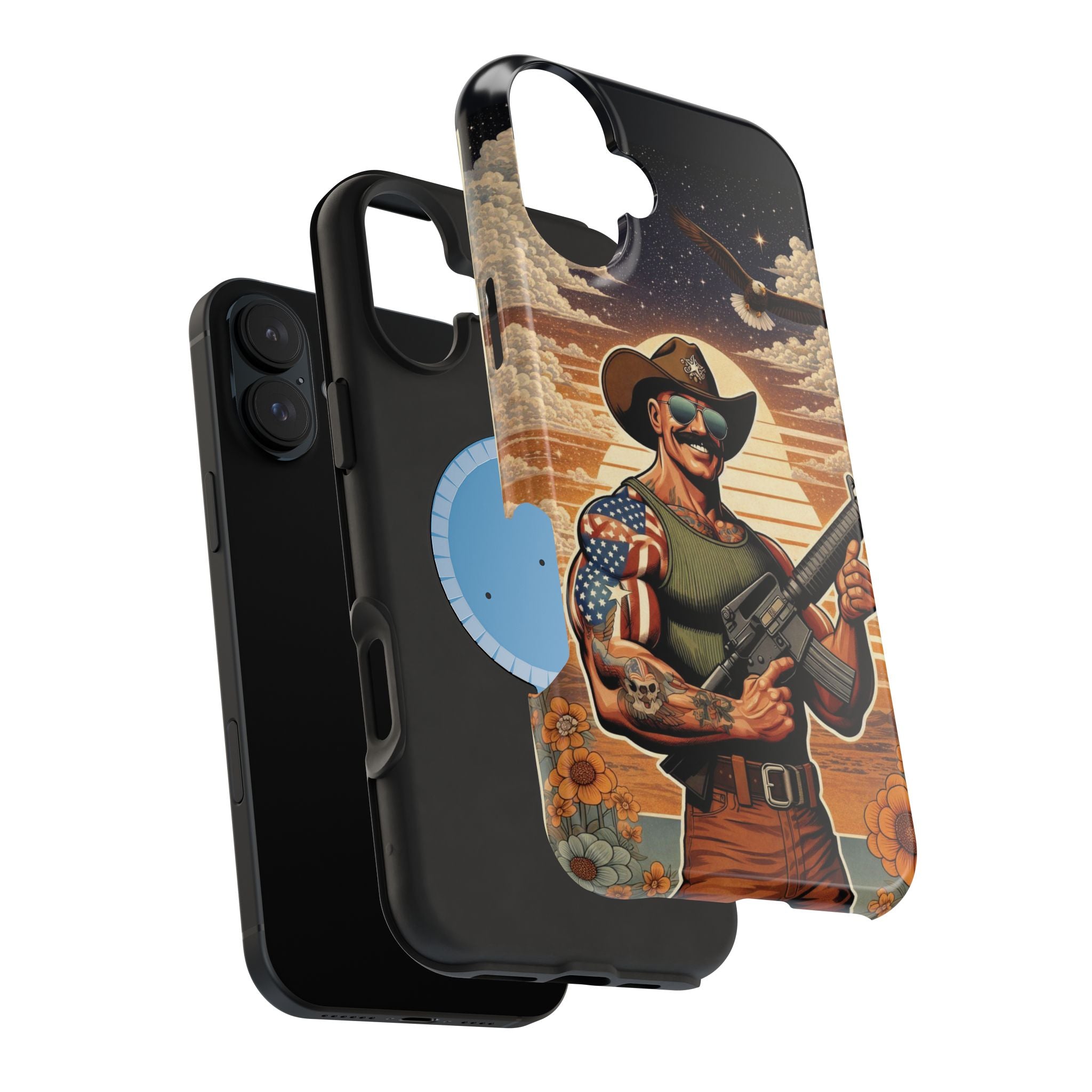 Uncle Dave AR-15 - Magnetic Impact‑Resistant Phone Case  iPhone 13-17 / Samsung S26  MagSafe Compatible