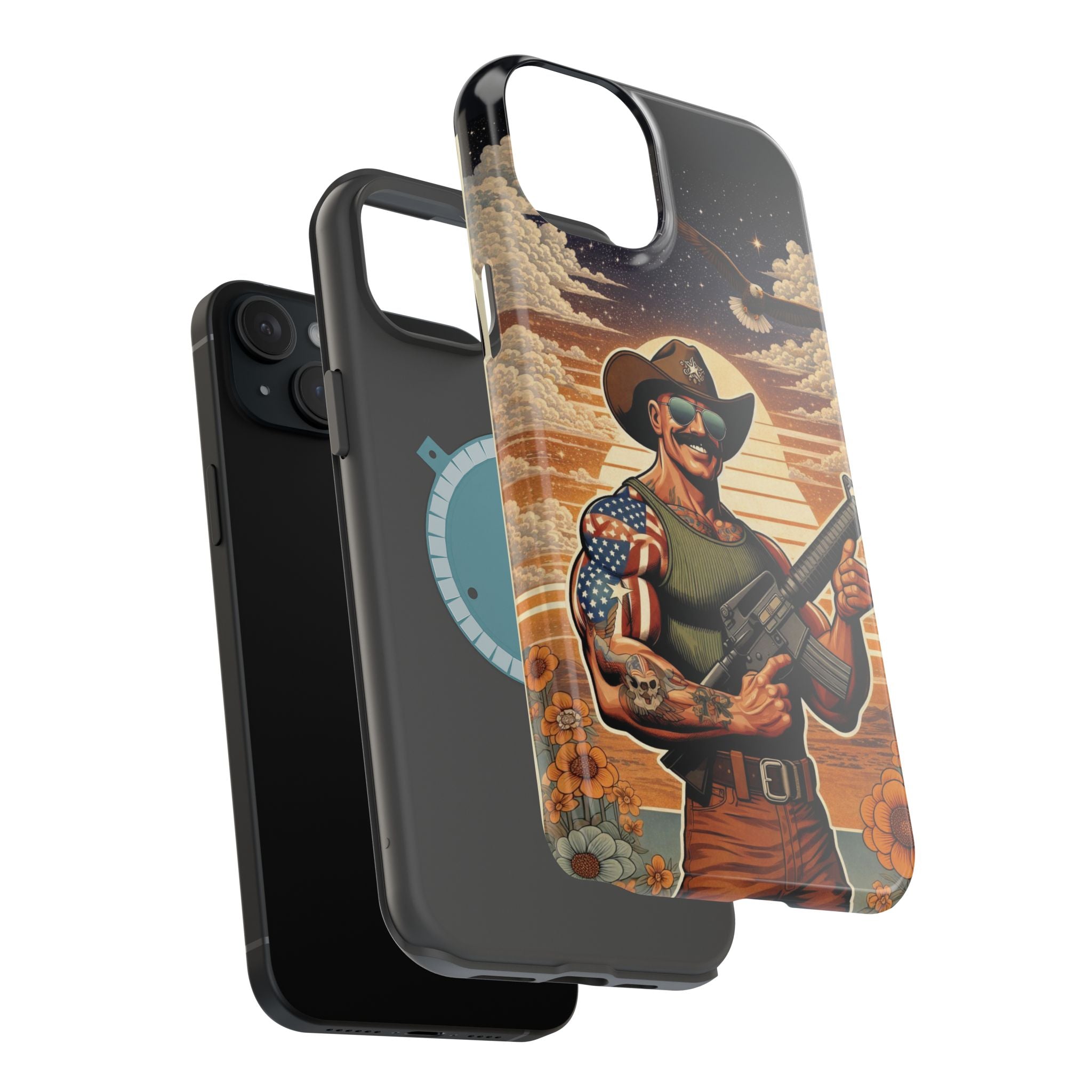Uncle Dave AR-15 - Magnetic Impact‑Resistant Phone Case  iPhone 13-17 / Samsung S26  MagSafe Compatible