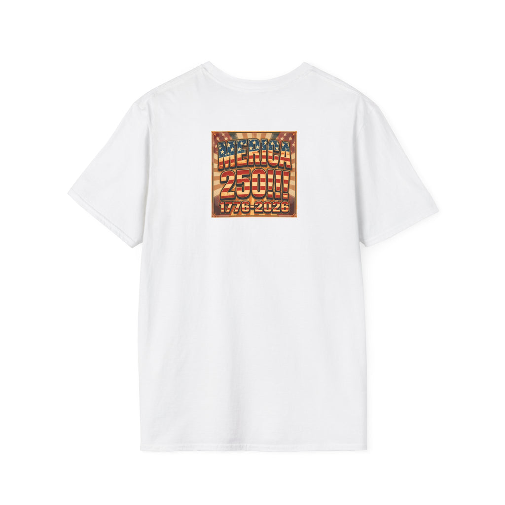 MERICAN DREAMZ REBELLION – MERICA 250!!!  Graphic T‑Shirt – 250 Years of Freedom 1776-2026 Graphic Tee-#2