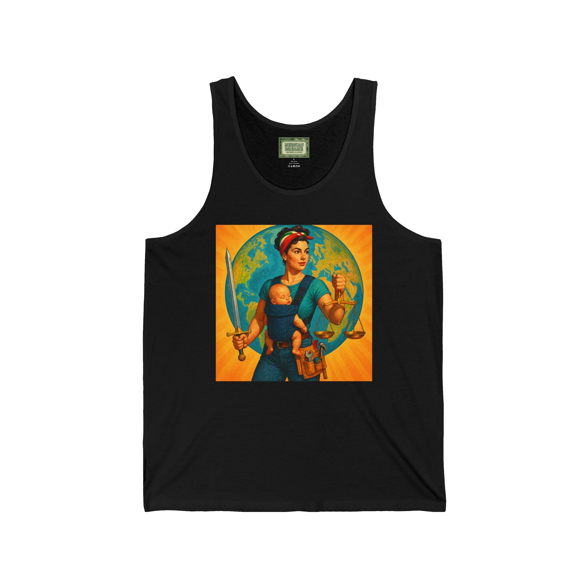Super Momz Tank Top – Motherhood Superhero Graphic Tank -15